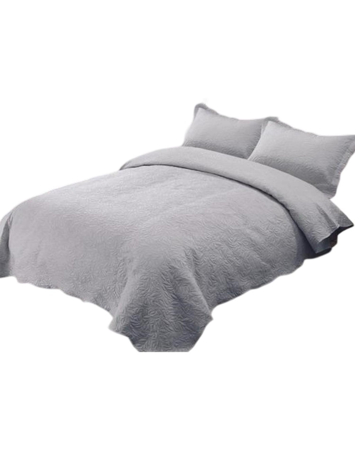 CUBRECAMA QUILT 2 PLAZAS+2 FUNDAS VERANO UNICOLOR 13N03 - 1