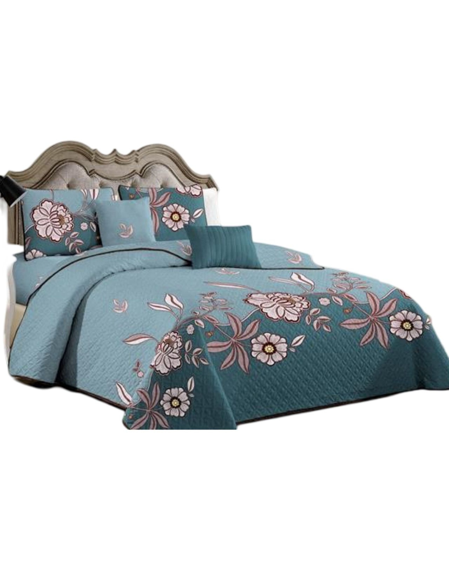 CUBRECAMA QUILT PLAZA Y MEDIA VERANO FRESCO 11N48 - 1