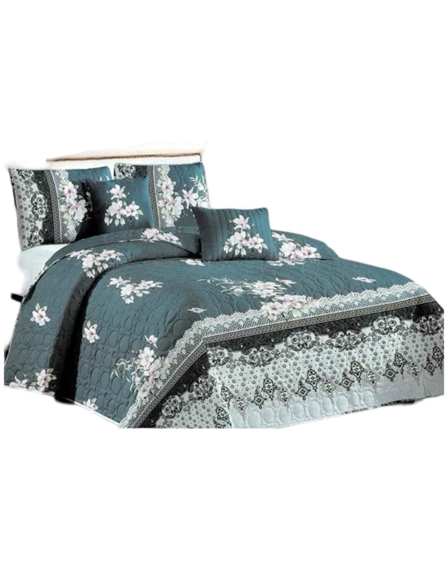 CUBRECAMA QUILT 2 PLAZAS+2 FUNDAS VERANO FRESCO 13N60 - 1
