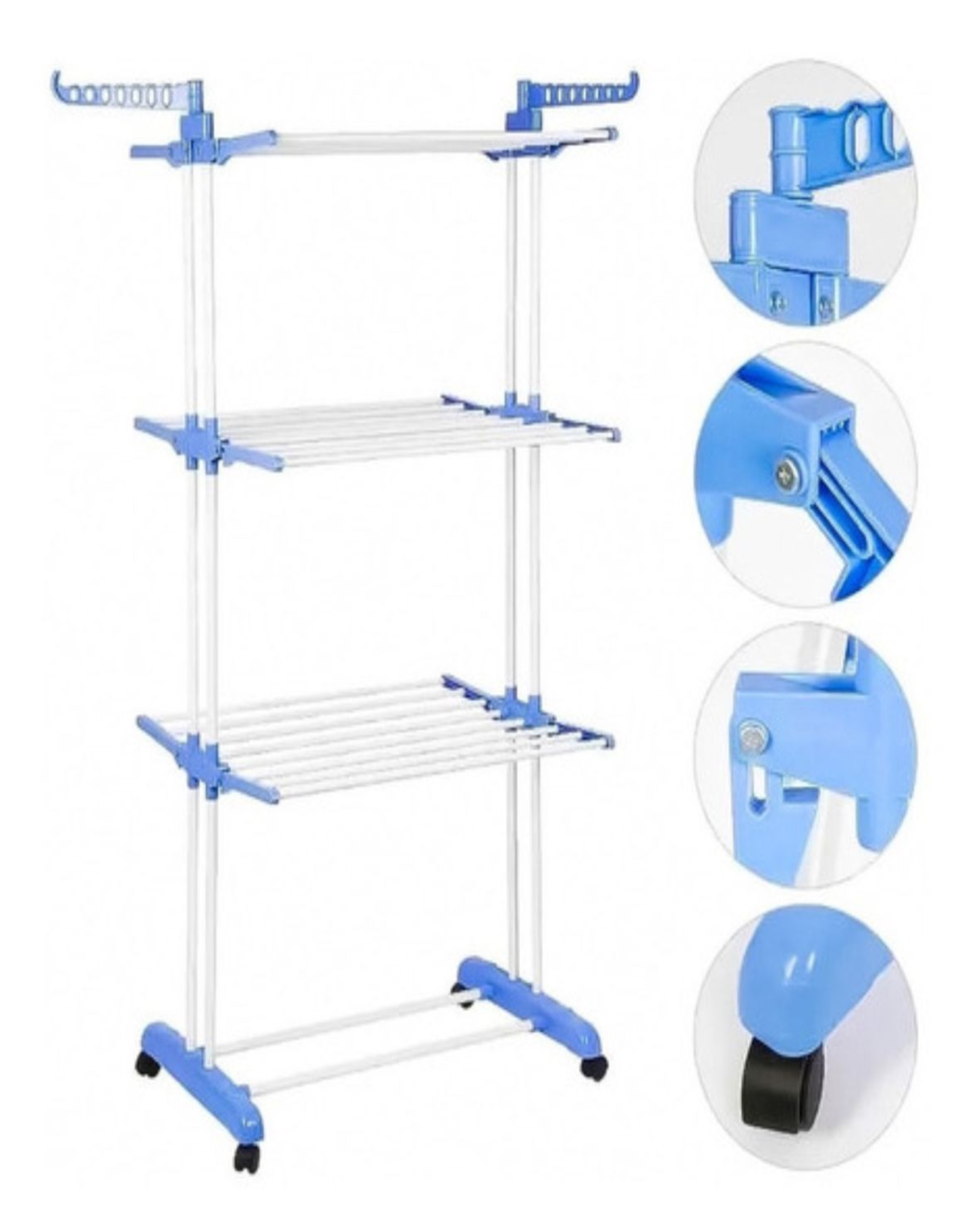 ORGANIZADOR TENDEDERO PLEGABLE 3 NIVELES SECADO - 4