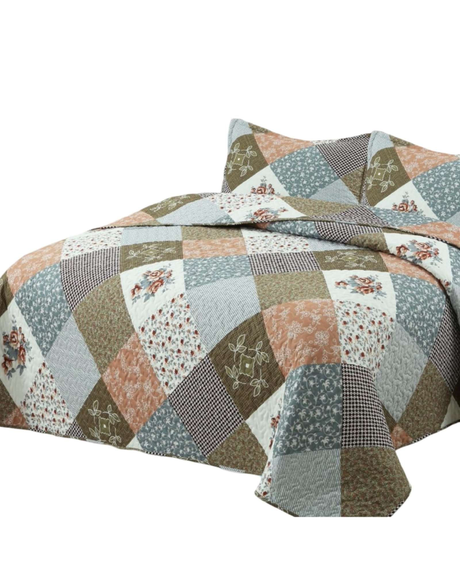 CUBRECAMA DE VERANO KING-SUPERKING MATERIAL QUILT - 2