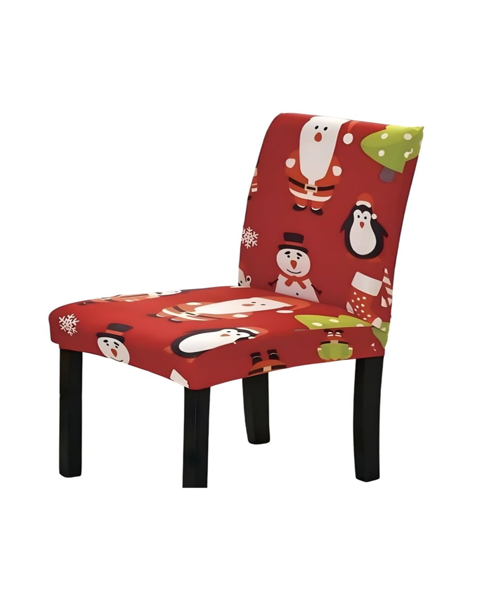 FUNDA DE SILLAS JUEGO DE 6 FUNDAS DE NAVIDAD - 2
