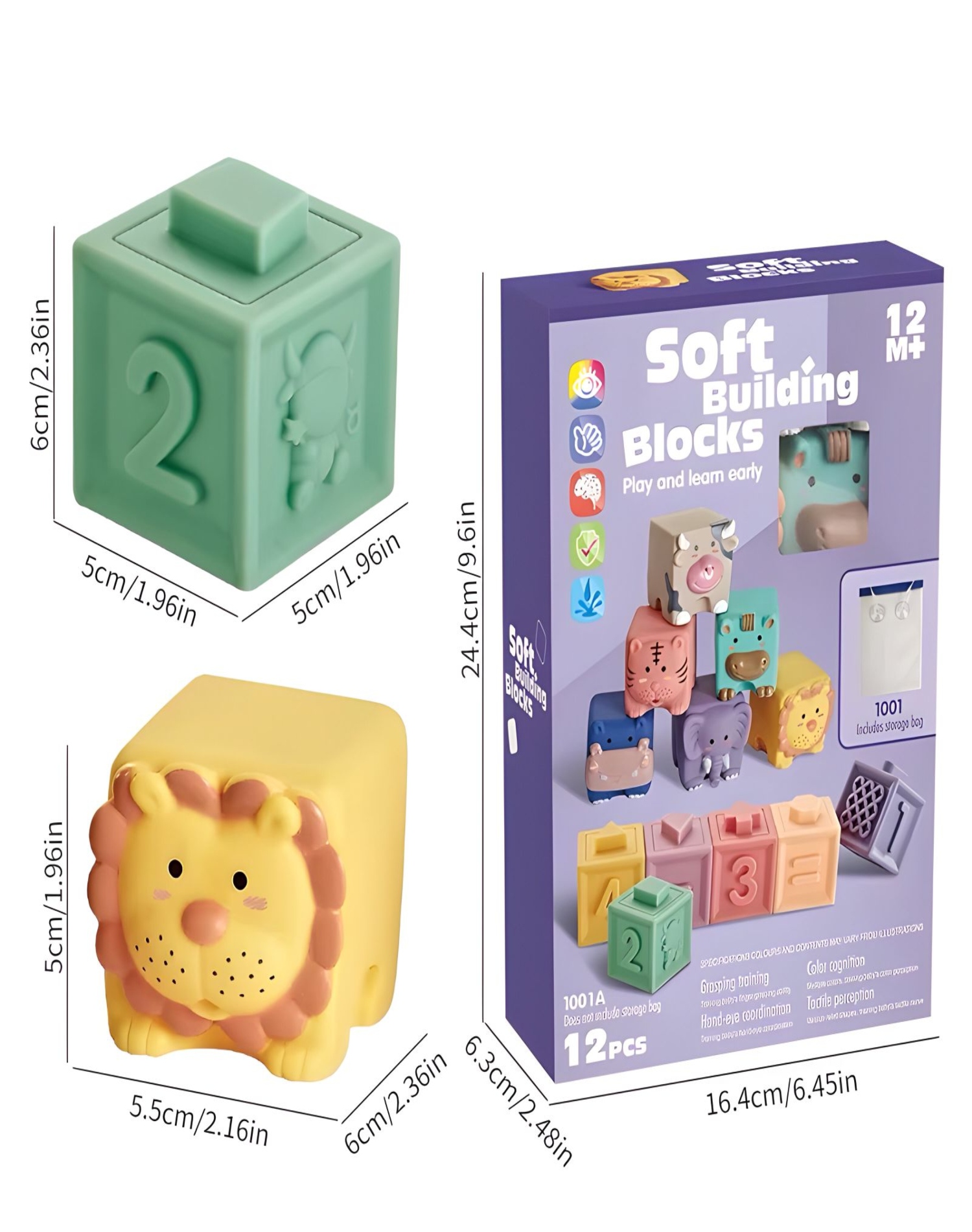 JUGUETE DIDACTICO BLOQUE SENSORIAL EDUCATIVO 28N2 - 5