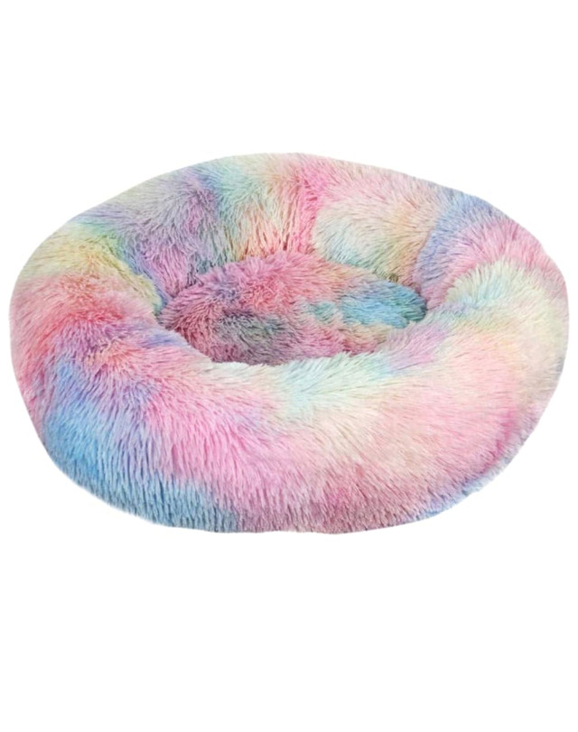 CAMA COJIN CHIPORRO REDONDO 60CM ARCOIRIS - 1