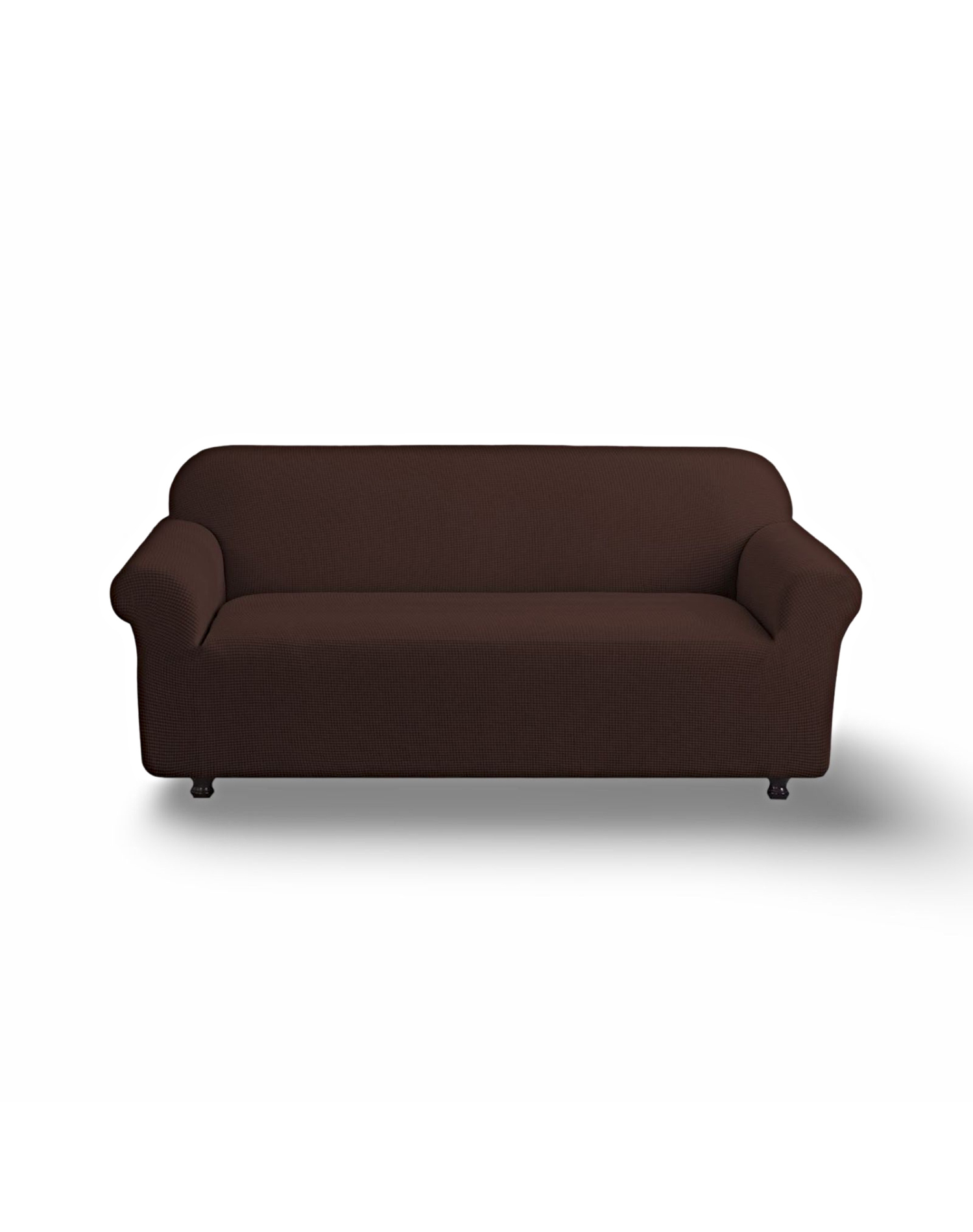 FUNDA PARA SOFA CUADRILLE DE 3 CUERPO CAFÉ - 1