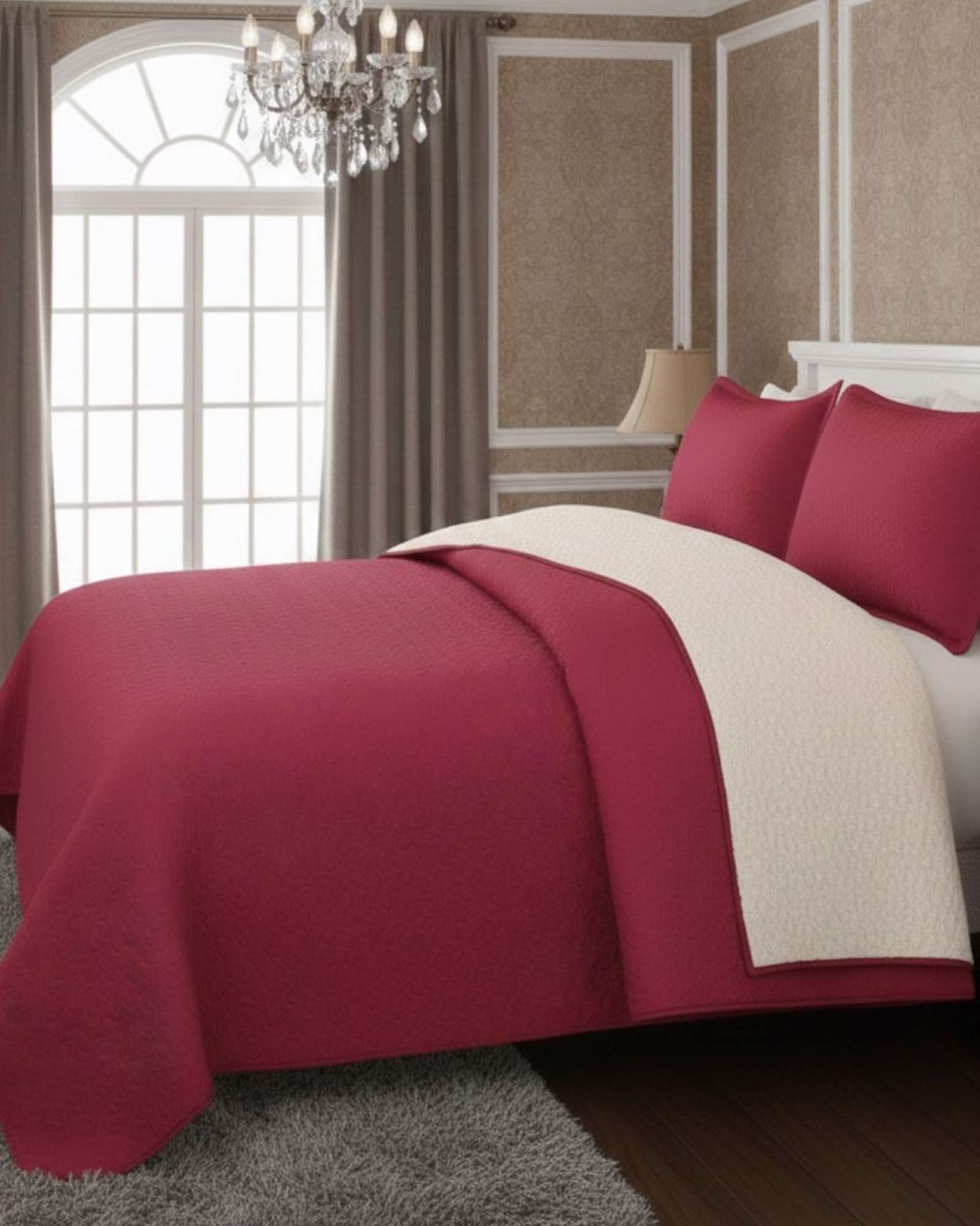 CUBRECAMA QUILT SHERPA PLAZA Y MEDIA 180 X 230 CM - 4
