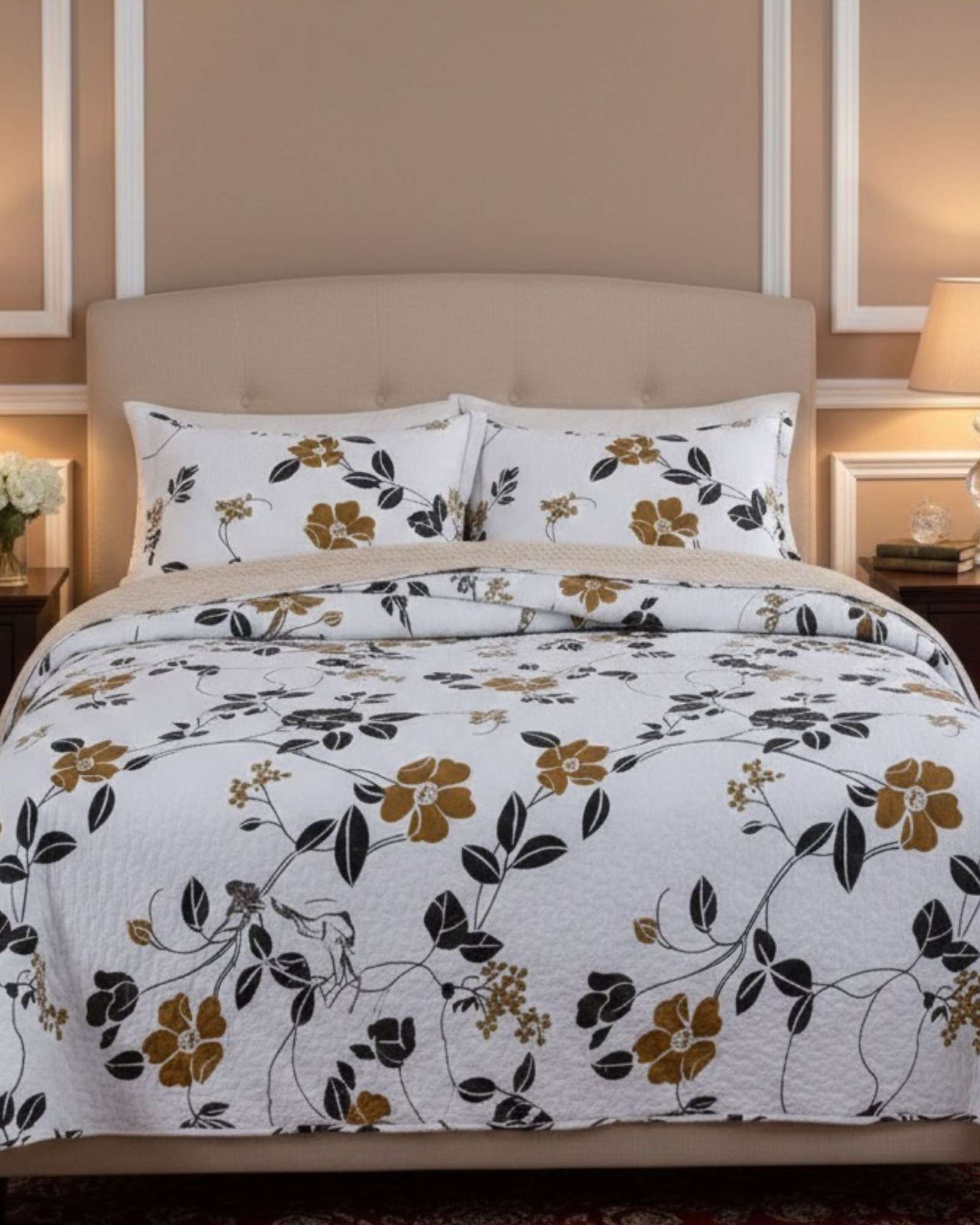 CUBRECAMA QUILT SHERPA PLAZA Y MEDIA 180 X 230 CM - 1