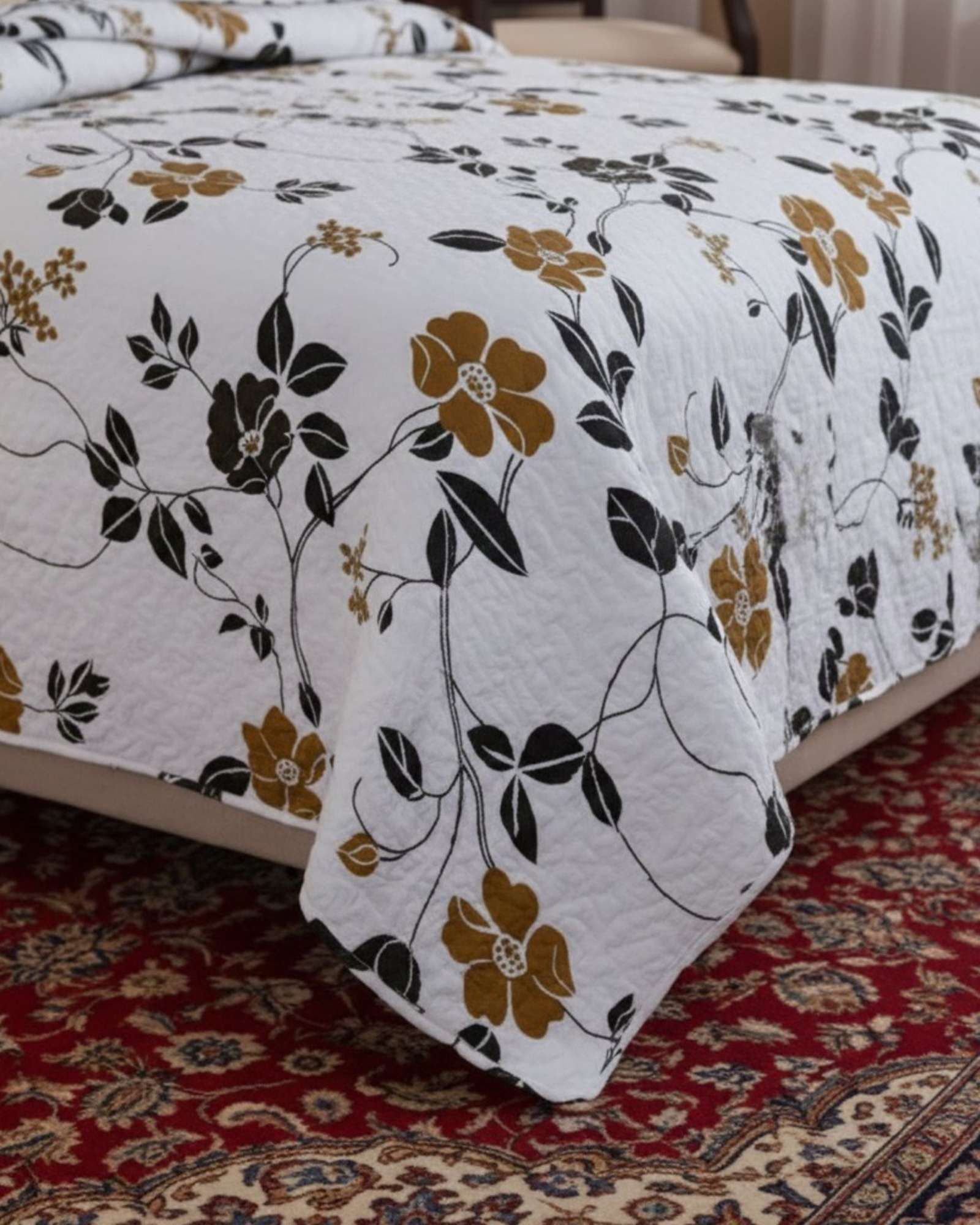 CUBRECAMA QUILT SHERPA PLAZA Y MEDIA 180 X 230 CM - 6