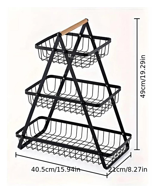 CESTA ORGANIZADORA PARA FRUTAS Y VEGETALES - 3
