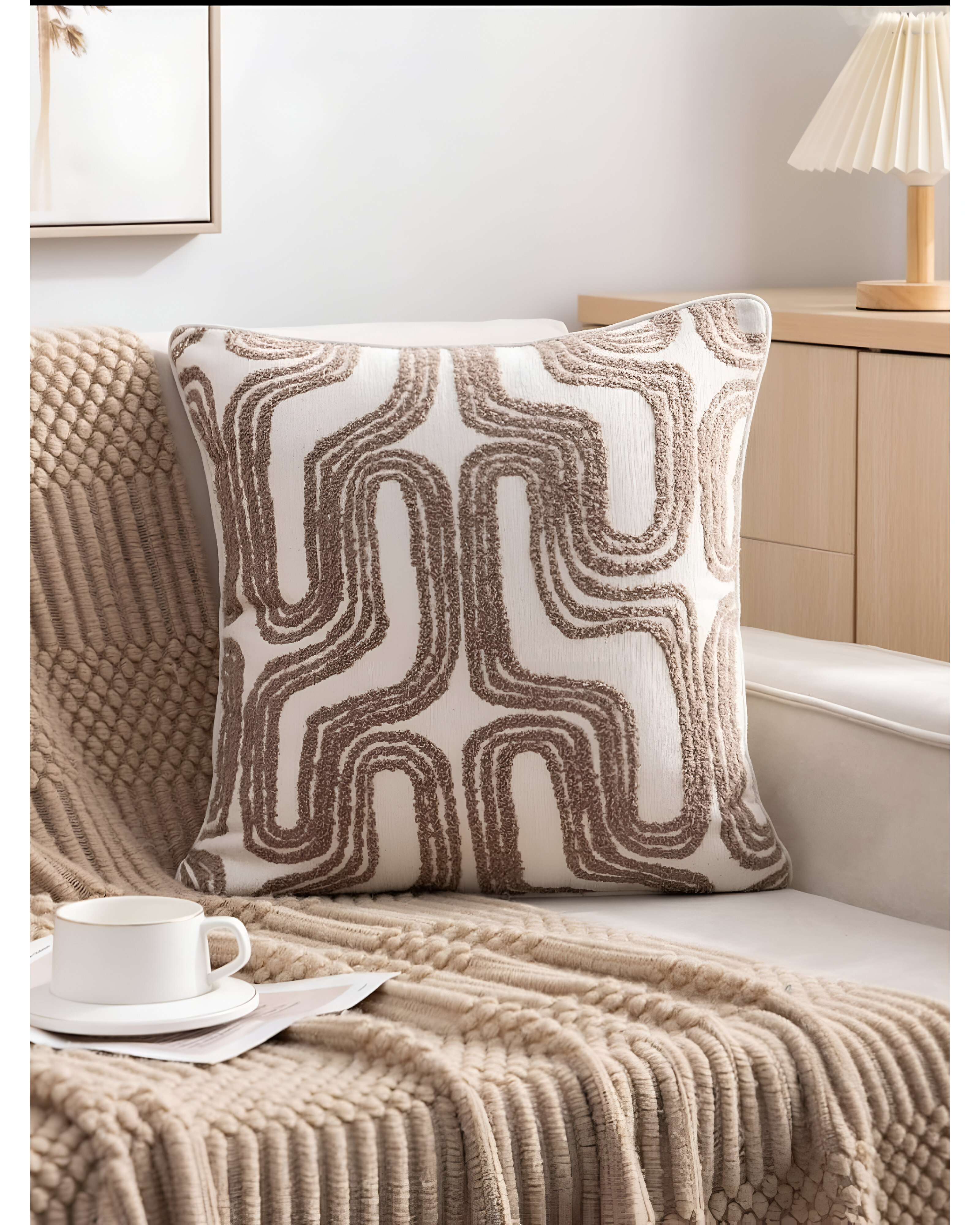 SET DE 6 FUNDAS DE COJIN BOHO 45X45 F3 - 3