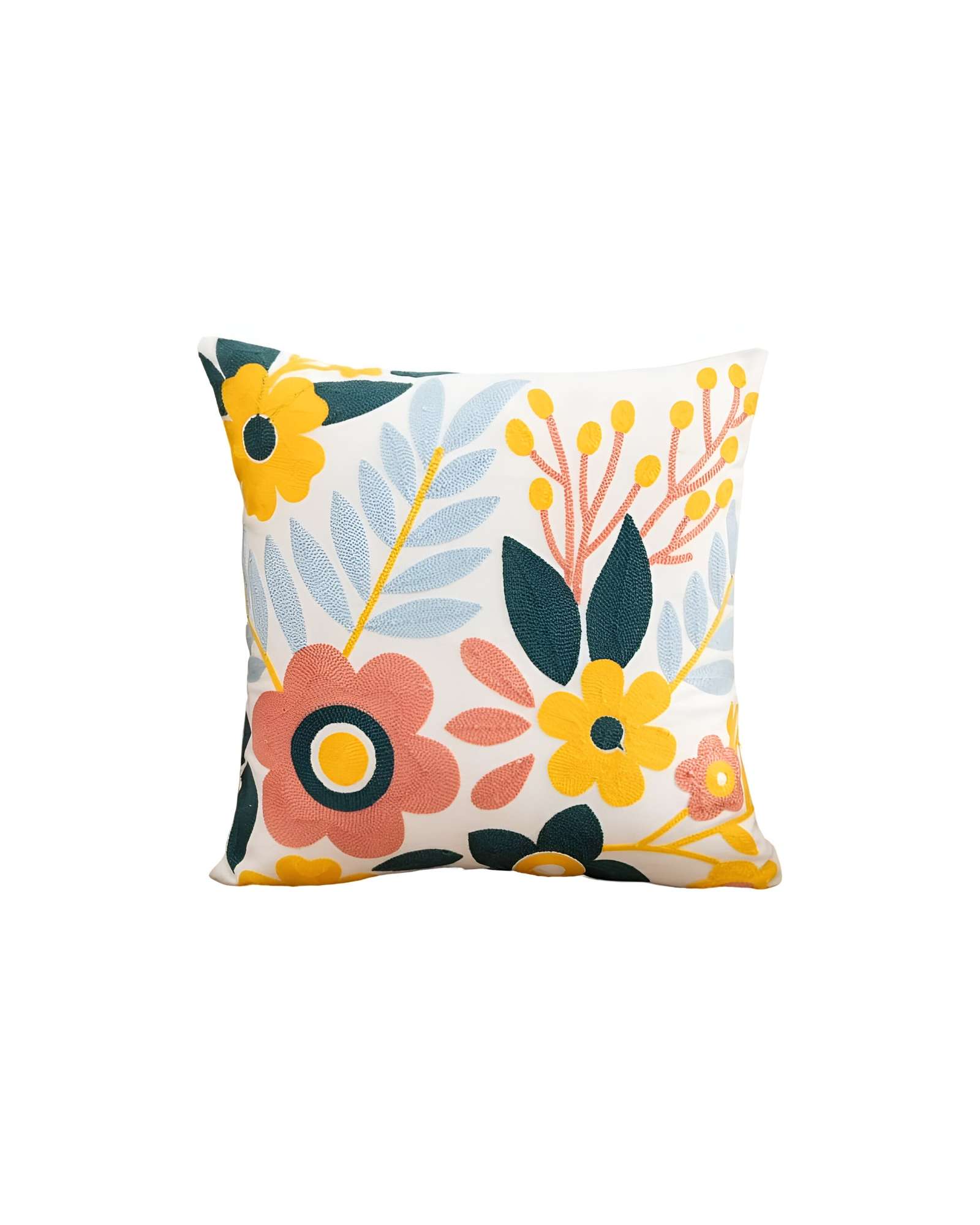 SET DE 4 FUNDAS BORDADAS 45X45 C53 - 1