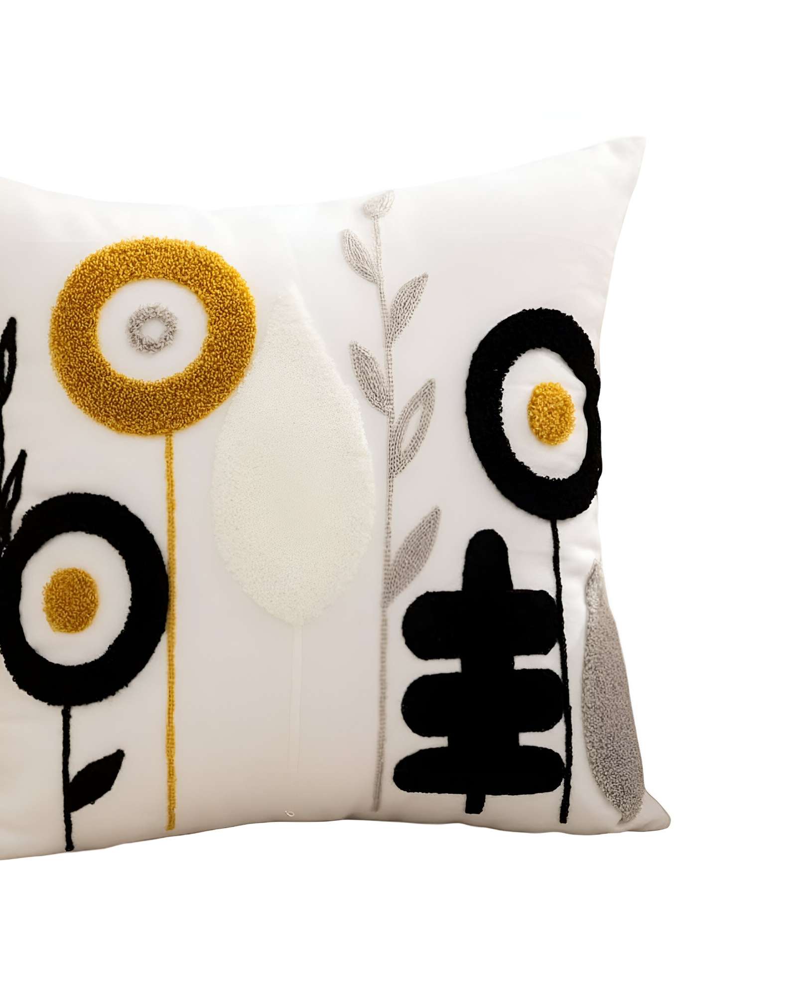 SET DE 4 FUNDAS BORDADAS 45X45 C13 - 2