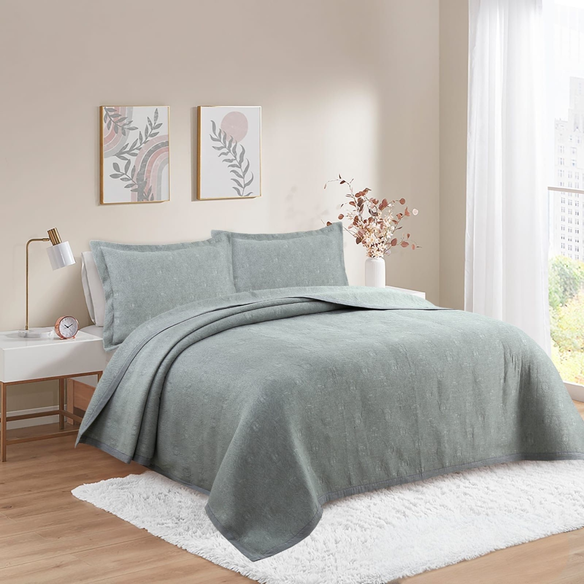QUILT CUBRECAMA SUPER SUAVE 2 PLAZAS - 1