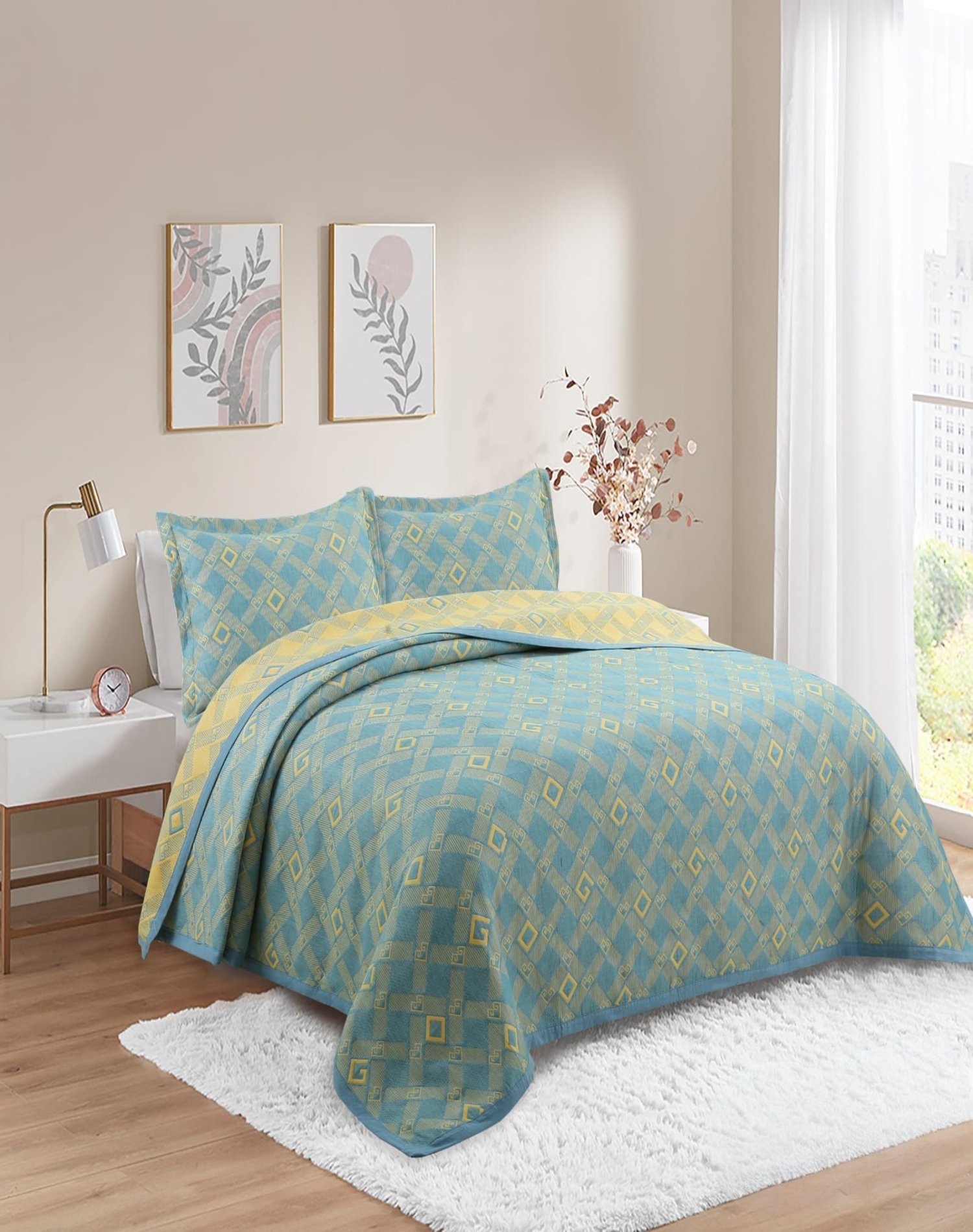 QUILT CUBRECAMA SUPER SUAVE 2 PLAZAS - 3