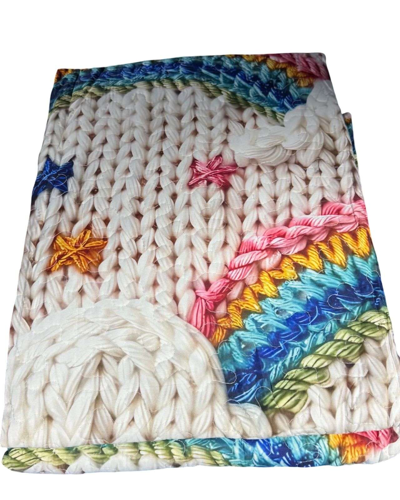 CUBRECAMA QUILT DE VERANO NIÑA NIÑO INFANTIL ARCOIRIS - 2