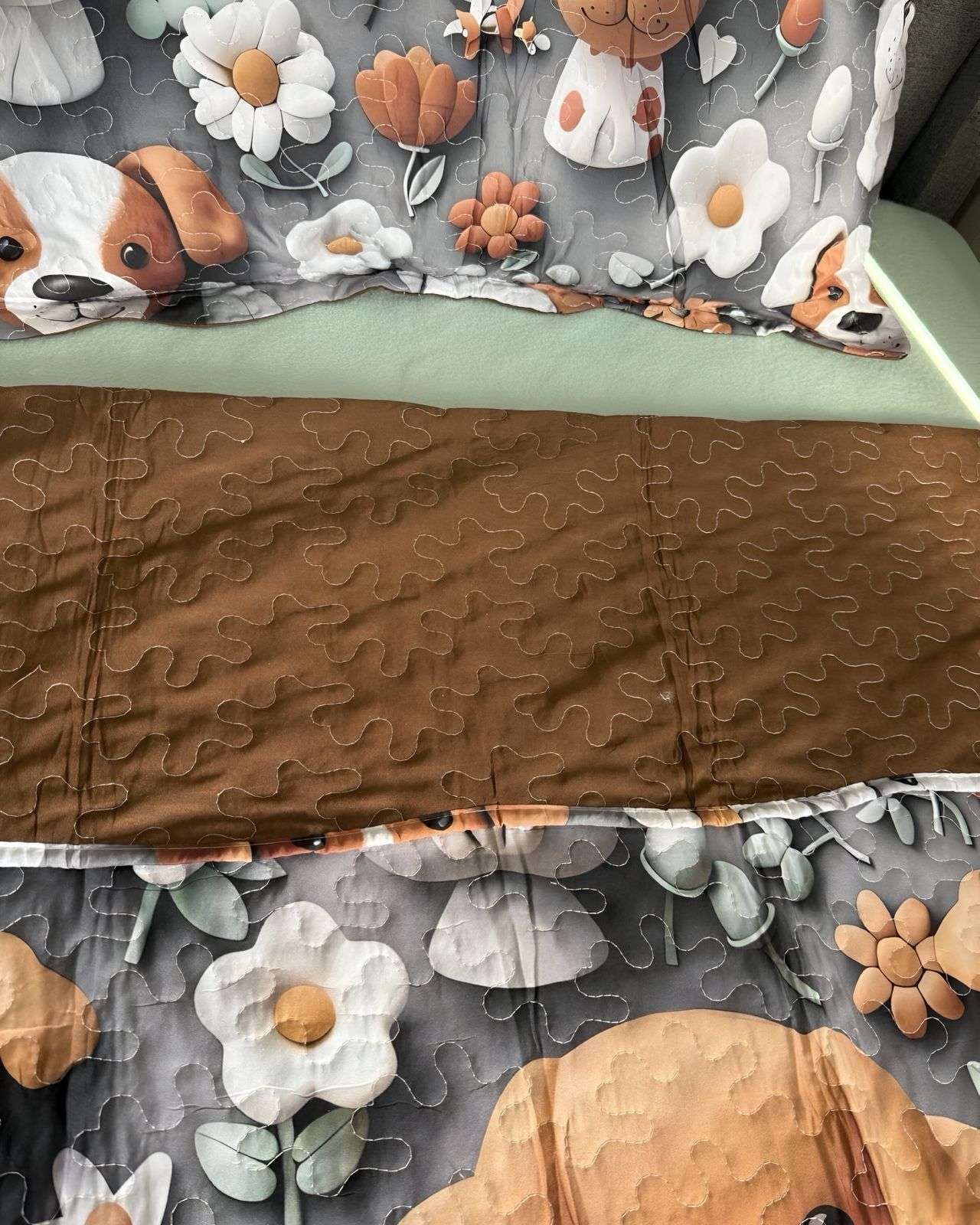 CUBRECAMA QUILT DE VERANO NIÑA NIÑO INFANTIL PERRO - 3