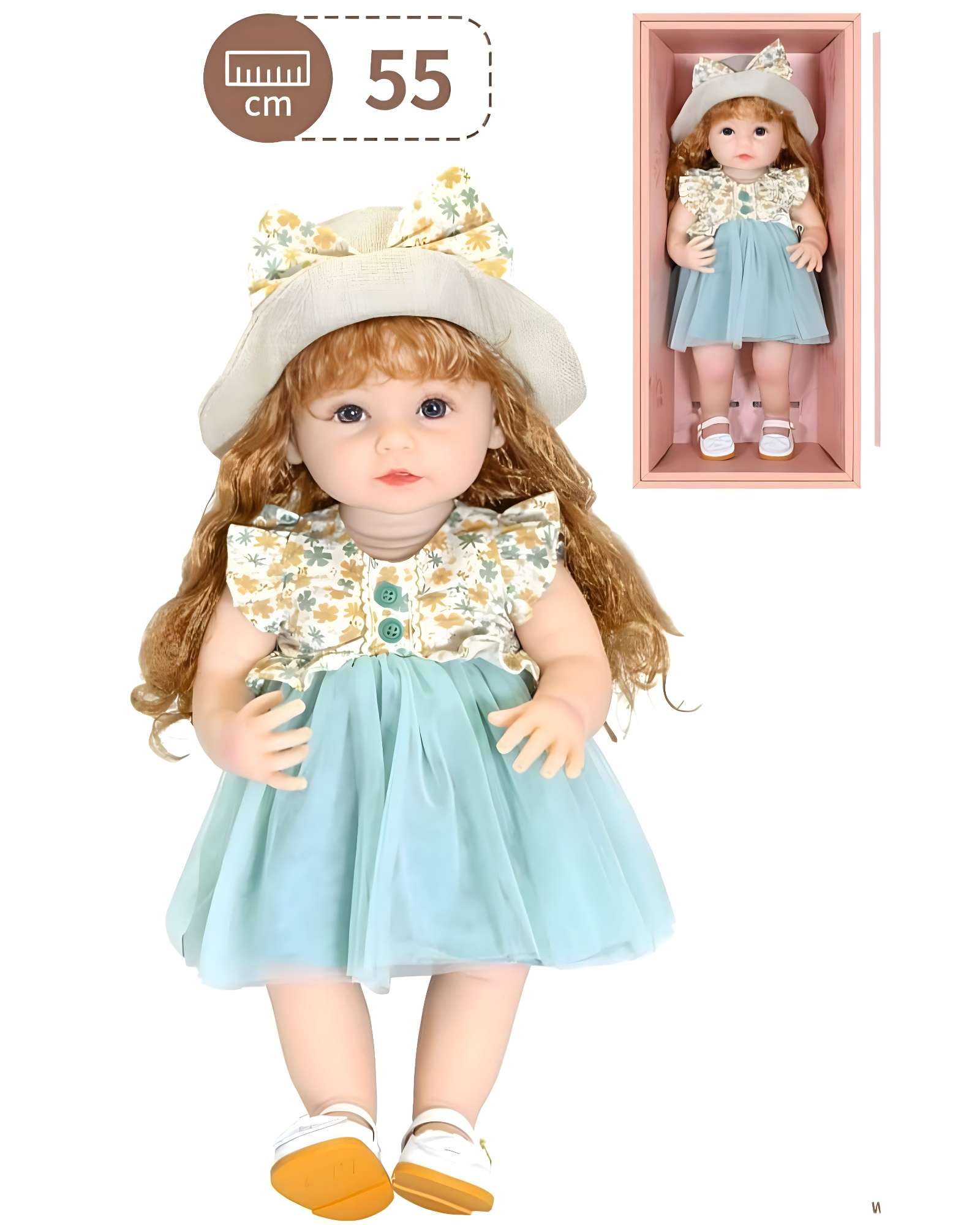 MUÑECA INFANTIL BEBÉ REALISTA SILICONA VENUS - 1