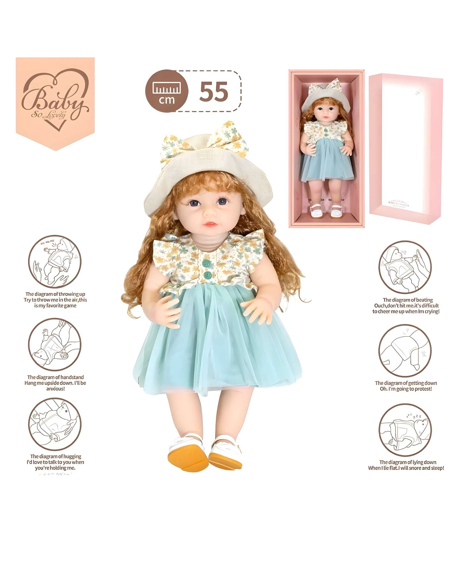 MUÑECA INFANTIL BEBÉ REALISTA SILICONA VENUS - 2