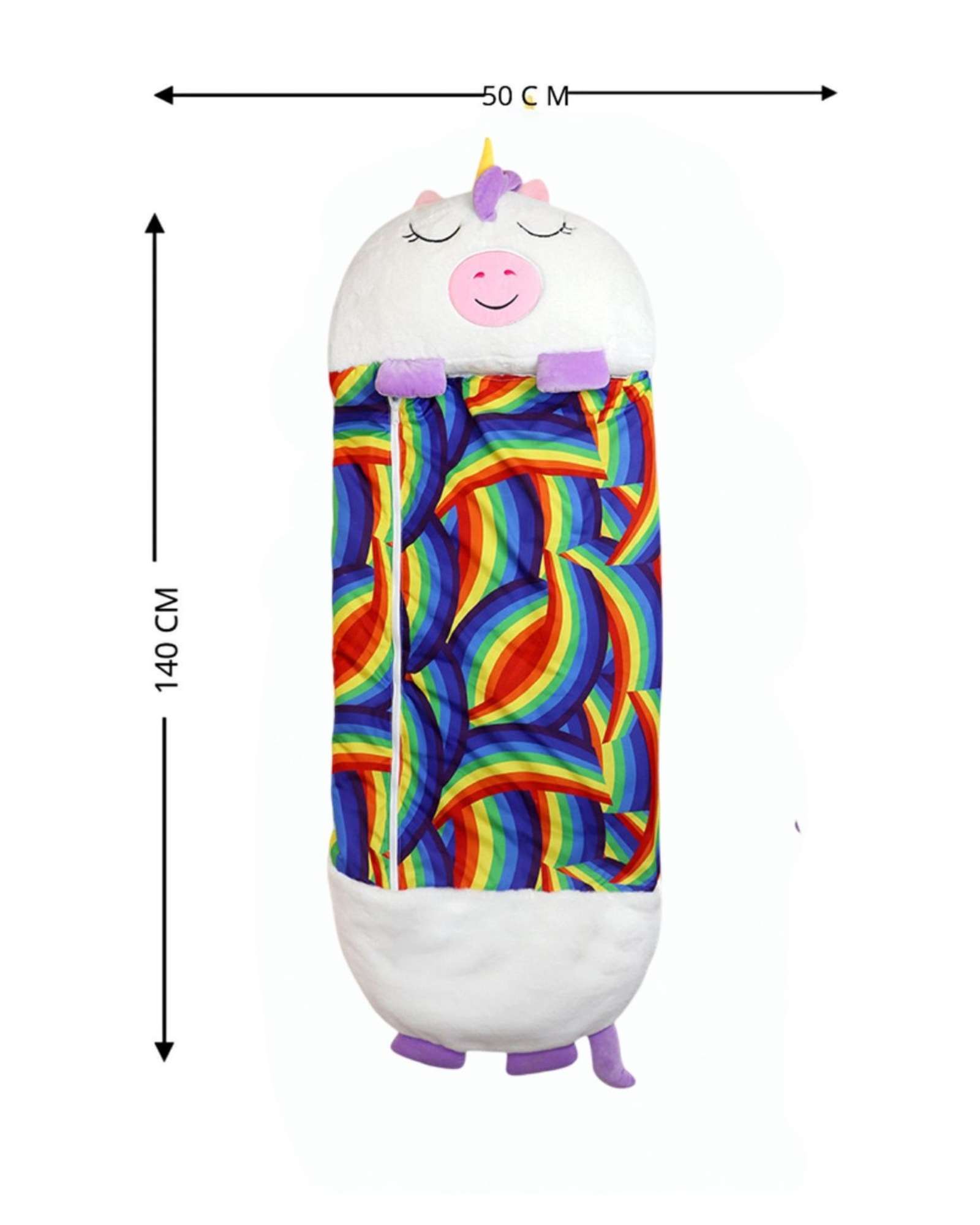 SACO PARA DORMIR PARA NIÑO O NIÑA UNICORNIO BLANCO - 6