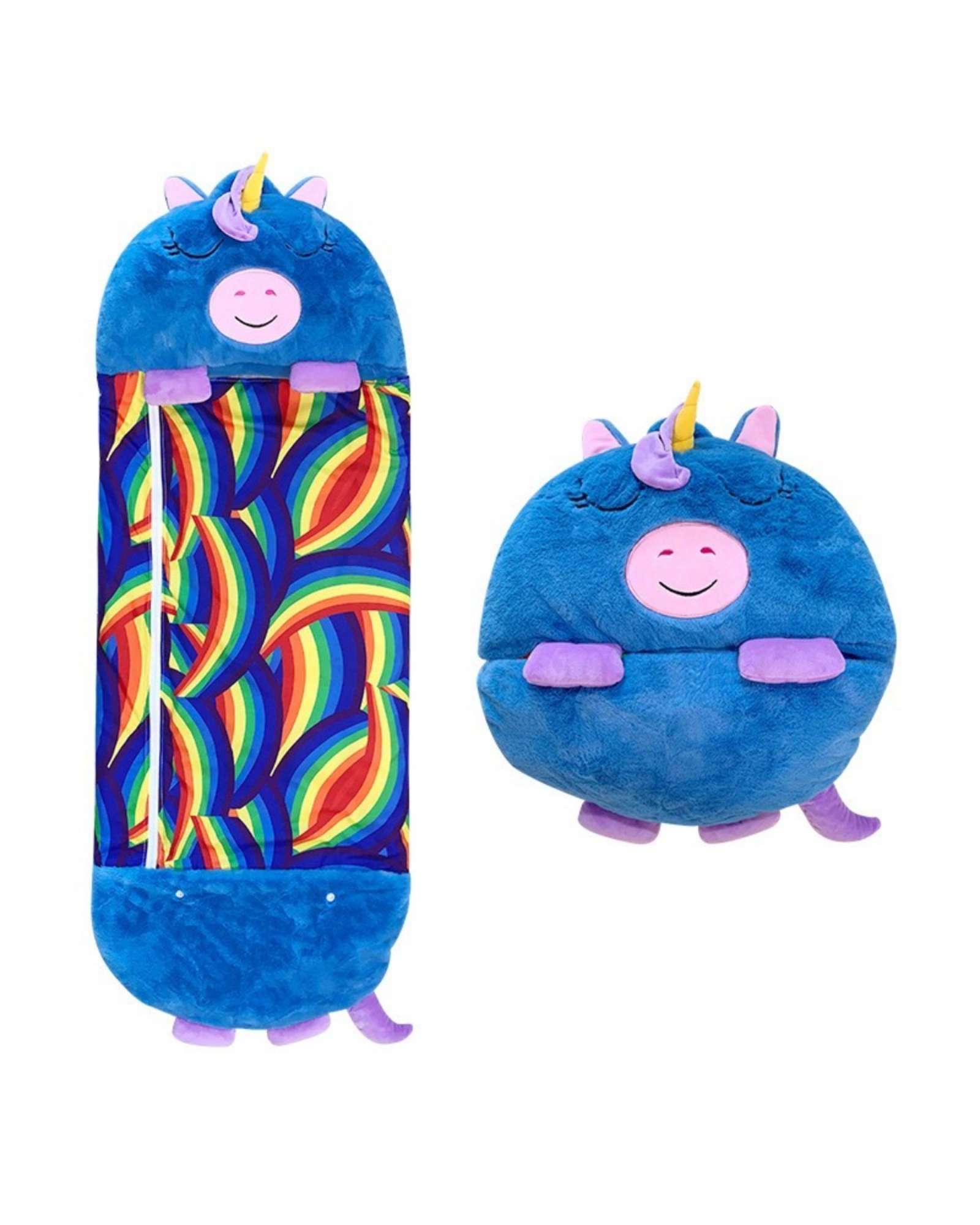 SACO PARA DORMIR PARA NIÑO O NIÑA UNICORNIO AZUL - 4