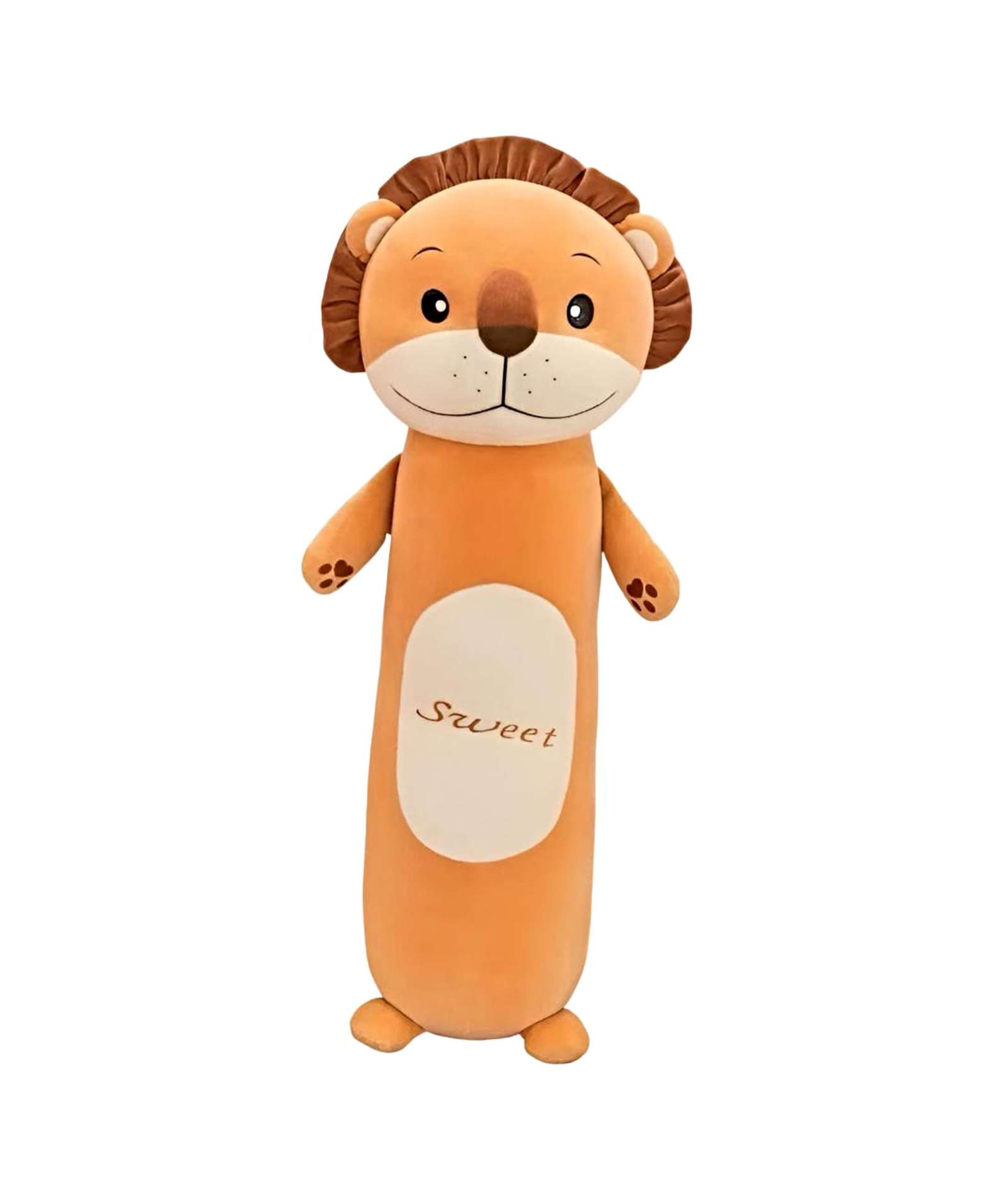 ALMOHADA COJIN PELUCHE LEON AMARILLO - 1