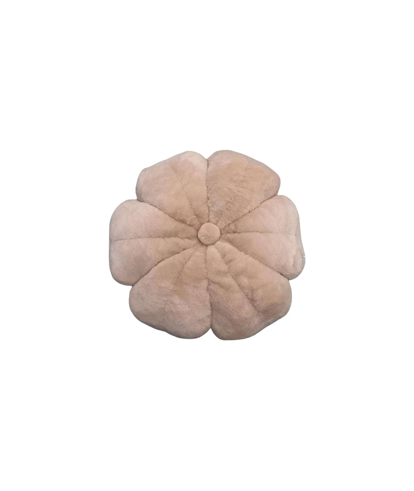 ALMOHADA COJIN FLOR BEIGE 50 CM - 1