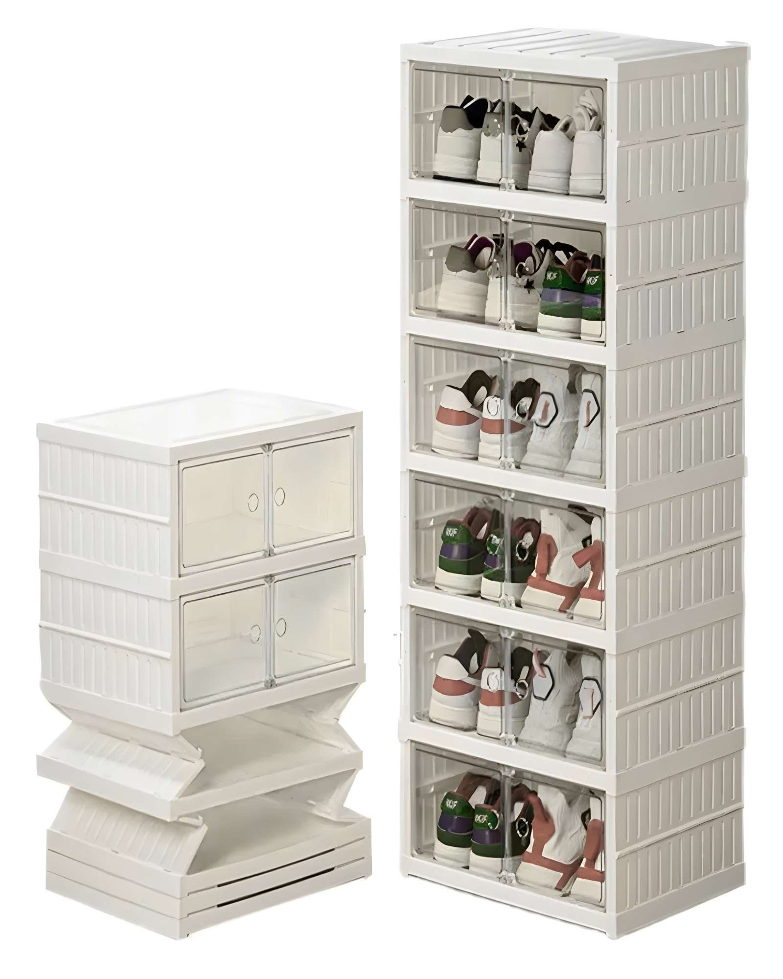 ESTANTE ORGANIZADOR DE ZAPATOS 6 NIVELES DOBLE PLEGABLE - 1