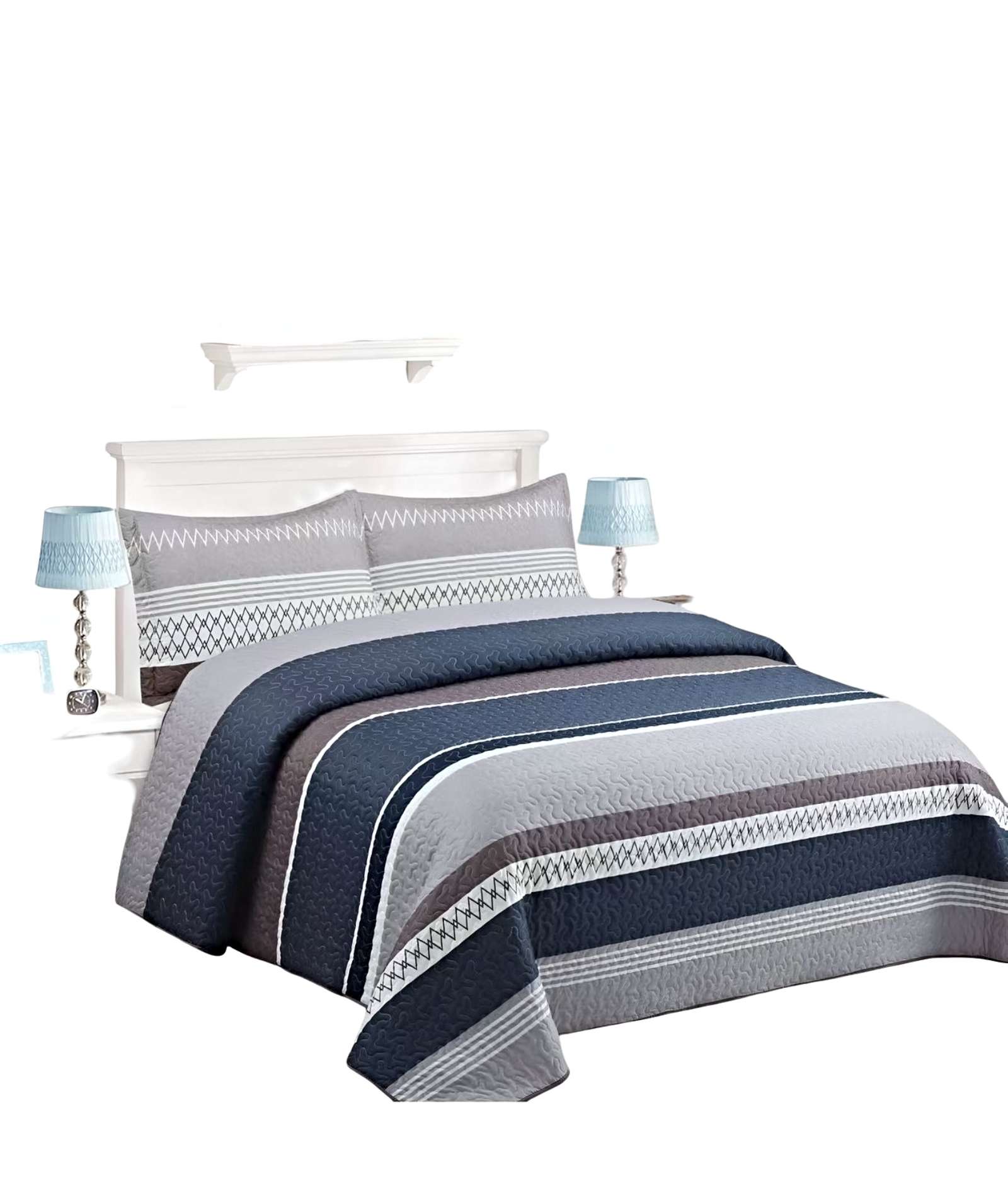 CUBRECAMA QUILT VERANO KING-SUPER KING A8 - 2