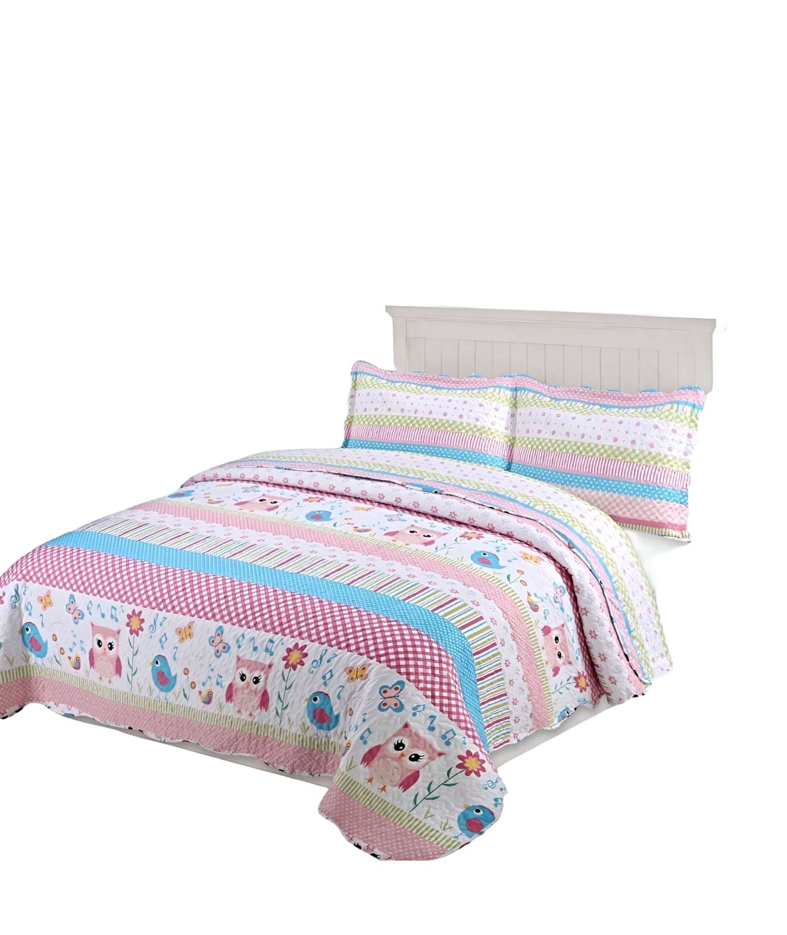 CUBRECAMA QUILT DE VERANO PLAZA Y MEDIA A28 - 1