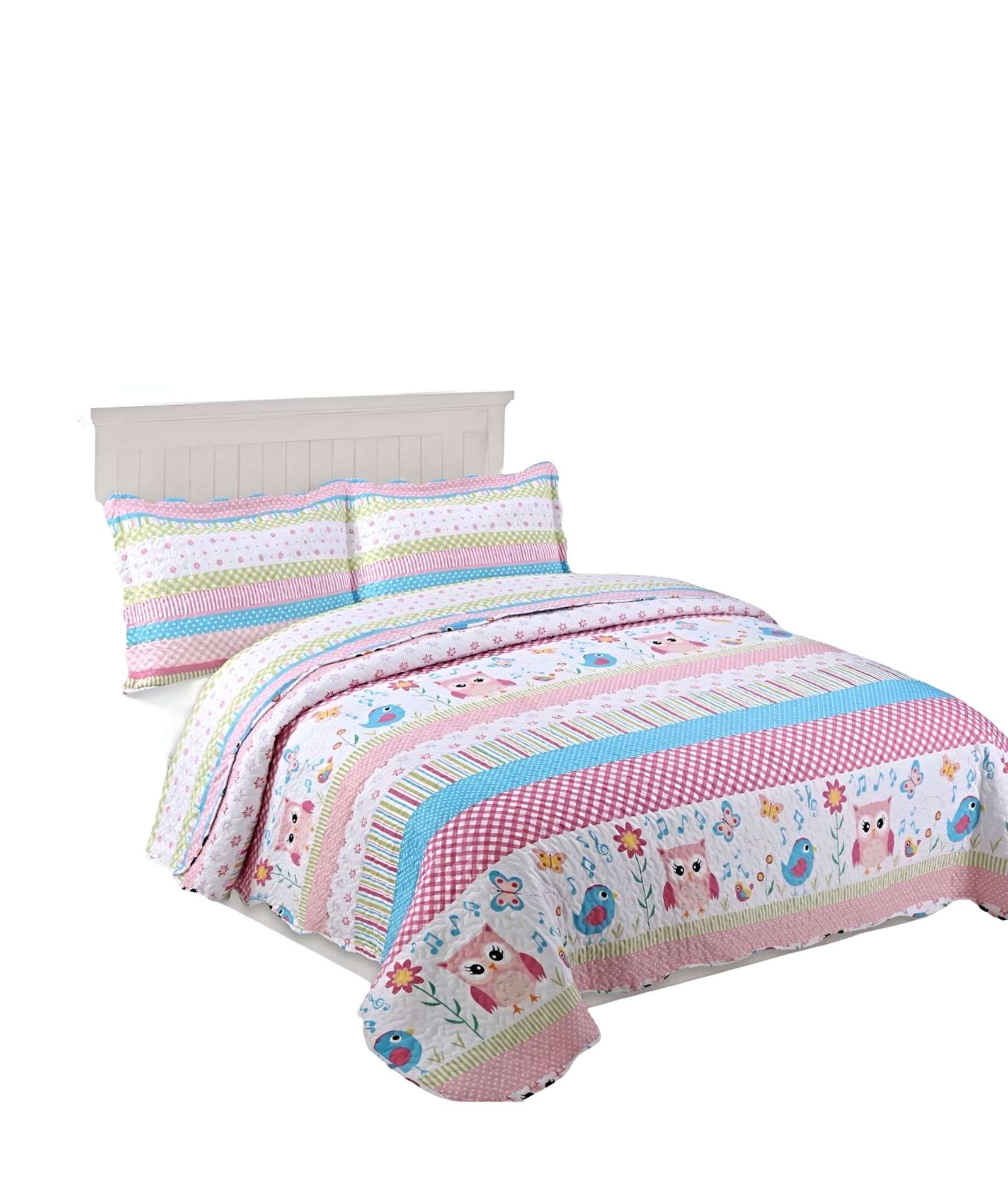 CUBRECAMA QUILT DE VERANO PLAZA Y MEDIA A28 - 2