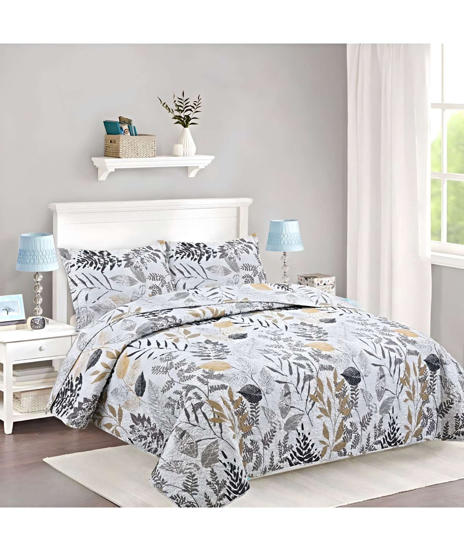 CUBRECAMA QUILT DE VERANO 2 PLAZAS A29 - 3