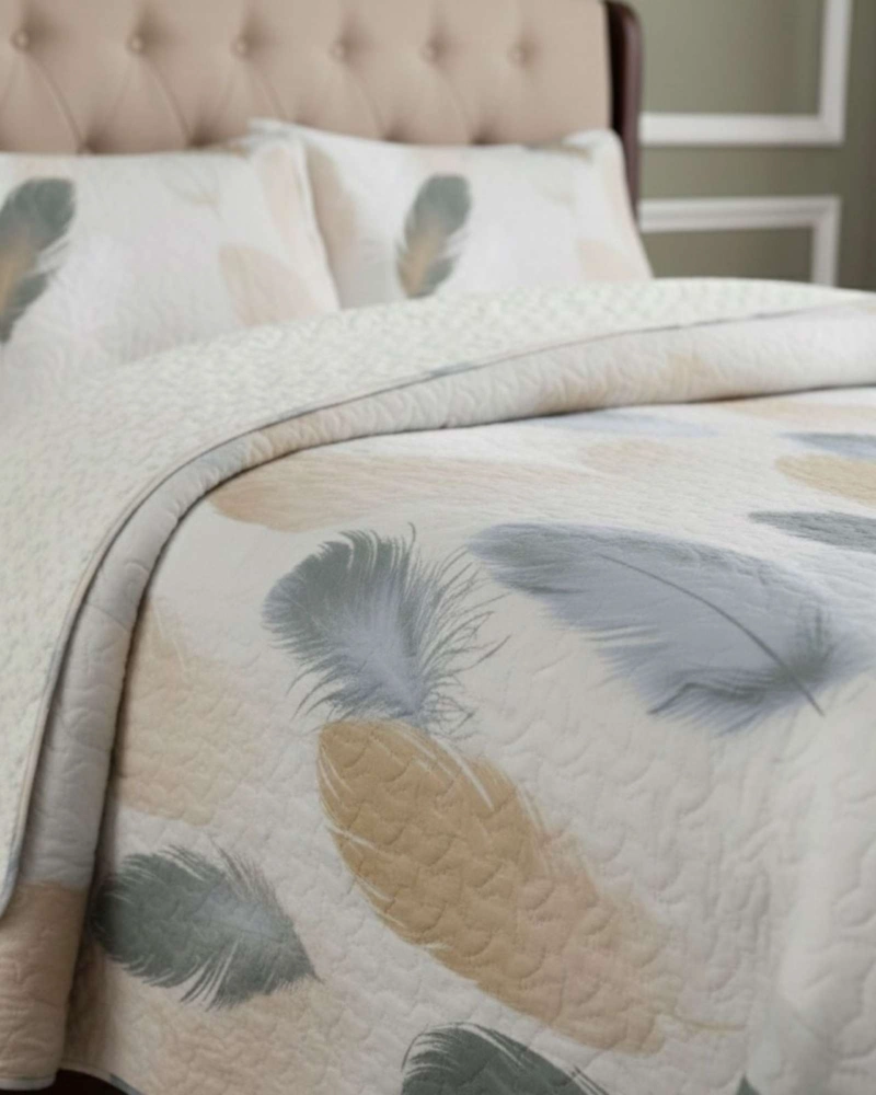 CUBRECAMA QUILT CON SHERPA 2 PLAZA 230 CM X 250 CM - 6