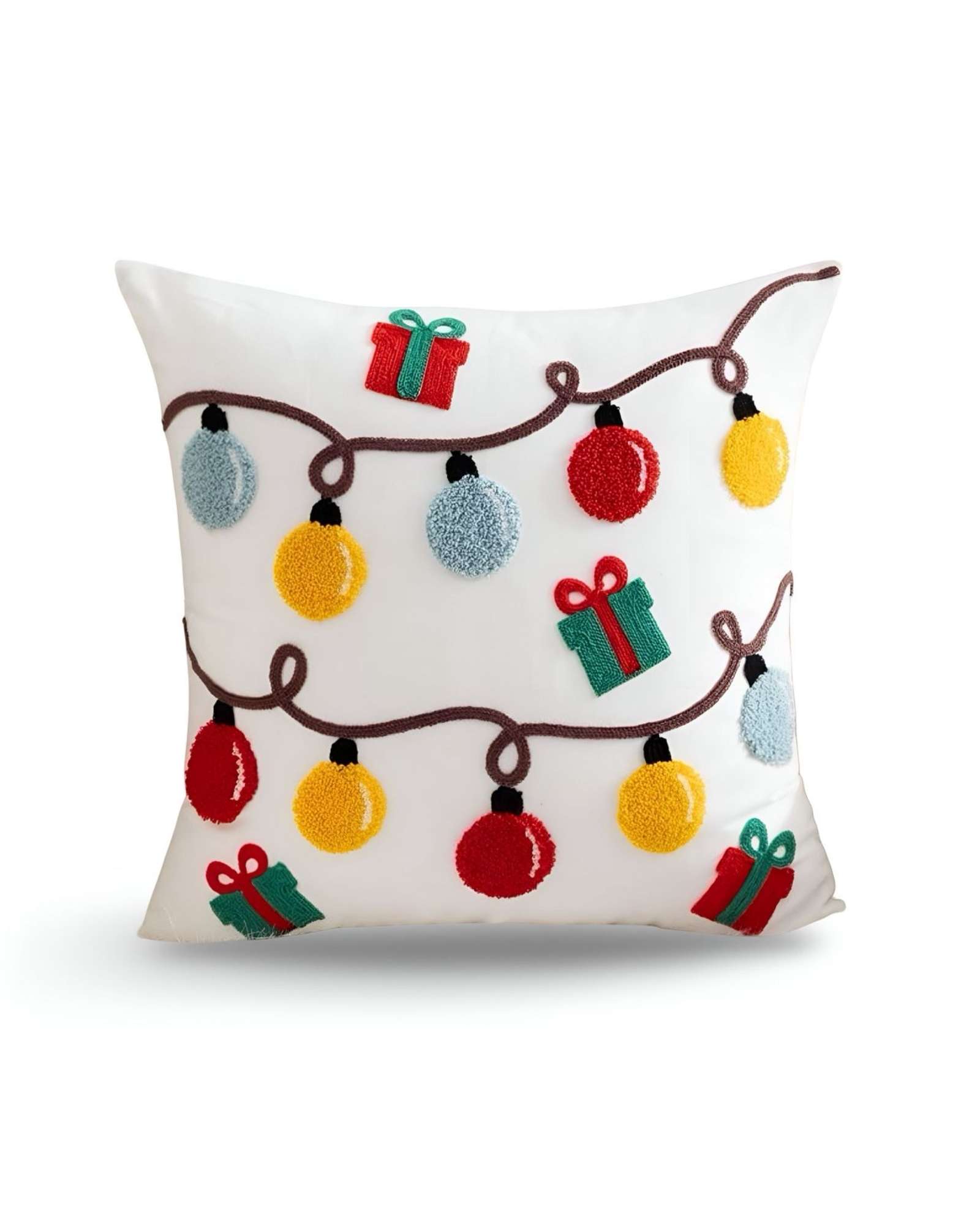 JUEGO DE 2 FUNDAS DE COJIN PARA NAVIDAD K4 - 3