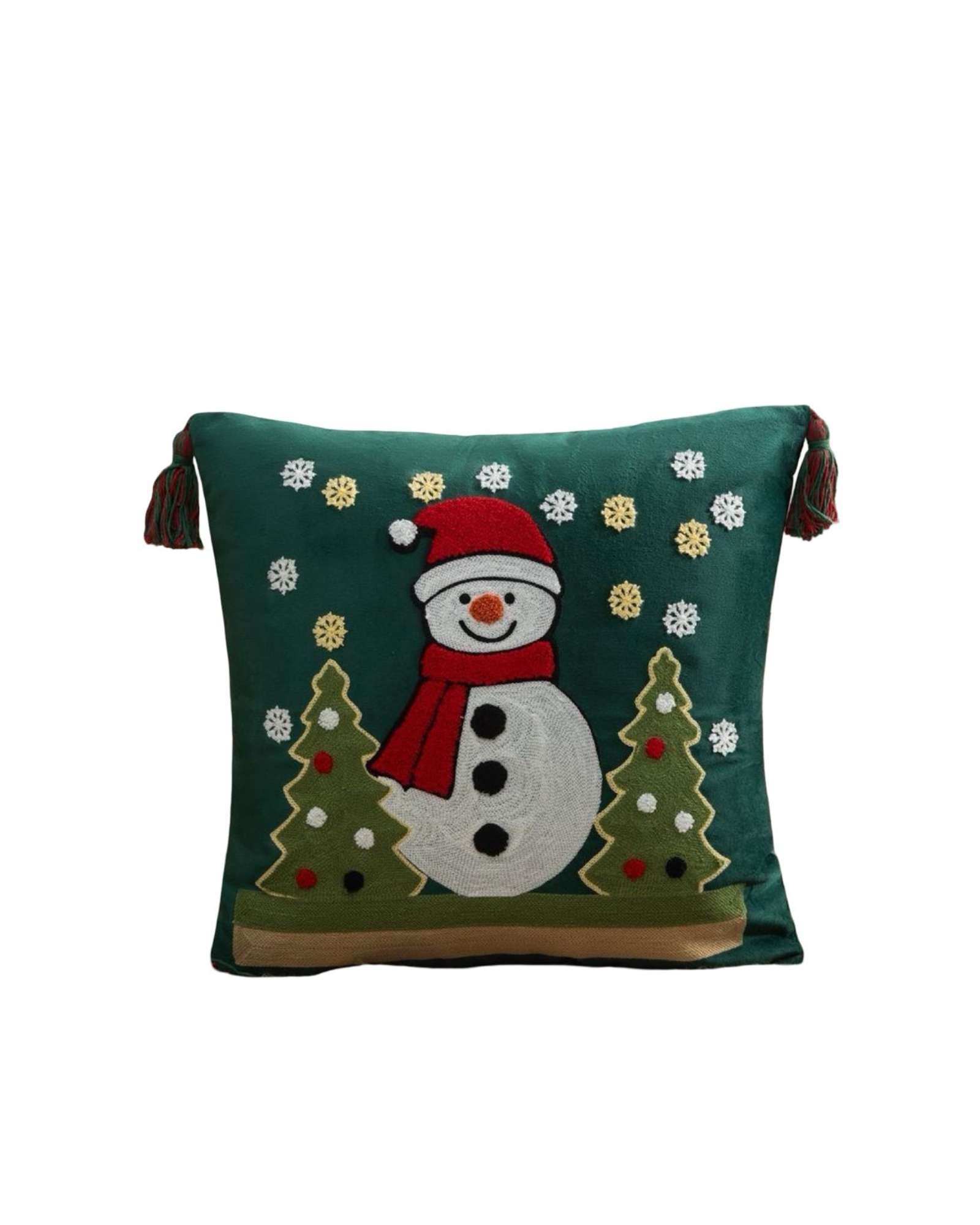 JUEGO DE 2 FUNDAS DE COJIN PARA NAVIDAD A9 - 3