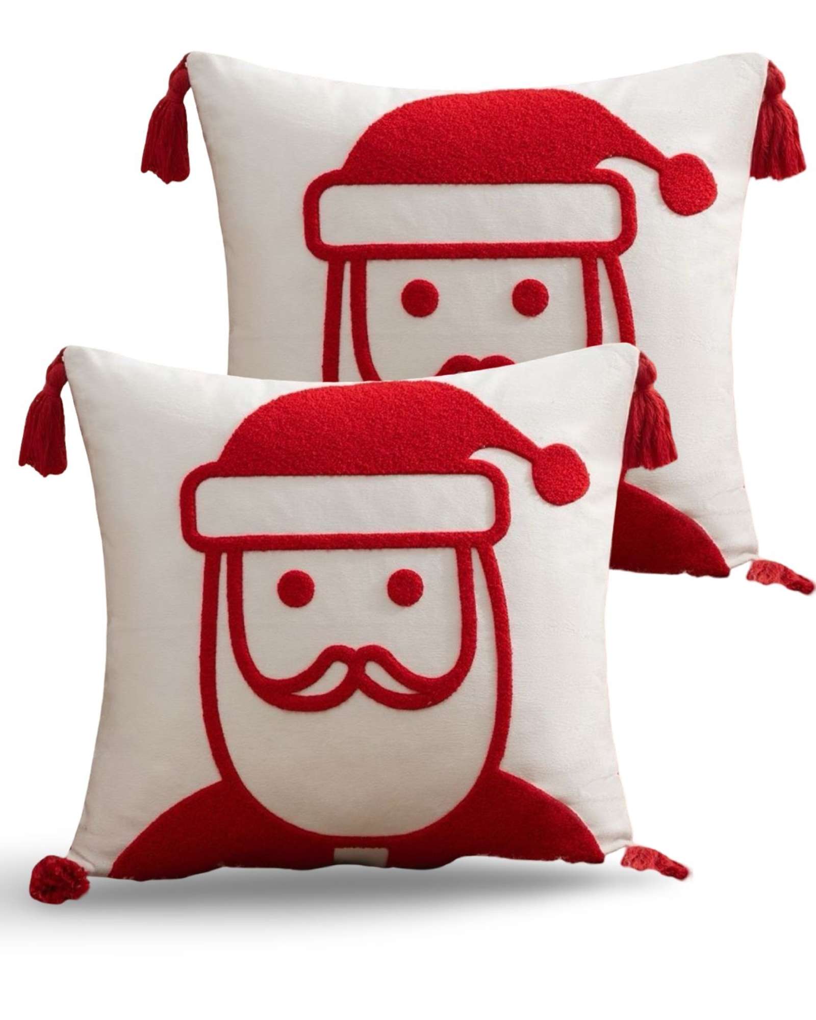 JUEGO DE 2 FUNDAS DE COJIN PARA NAVIDAD A7 - 2