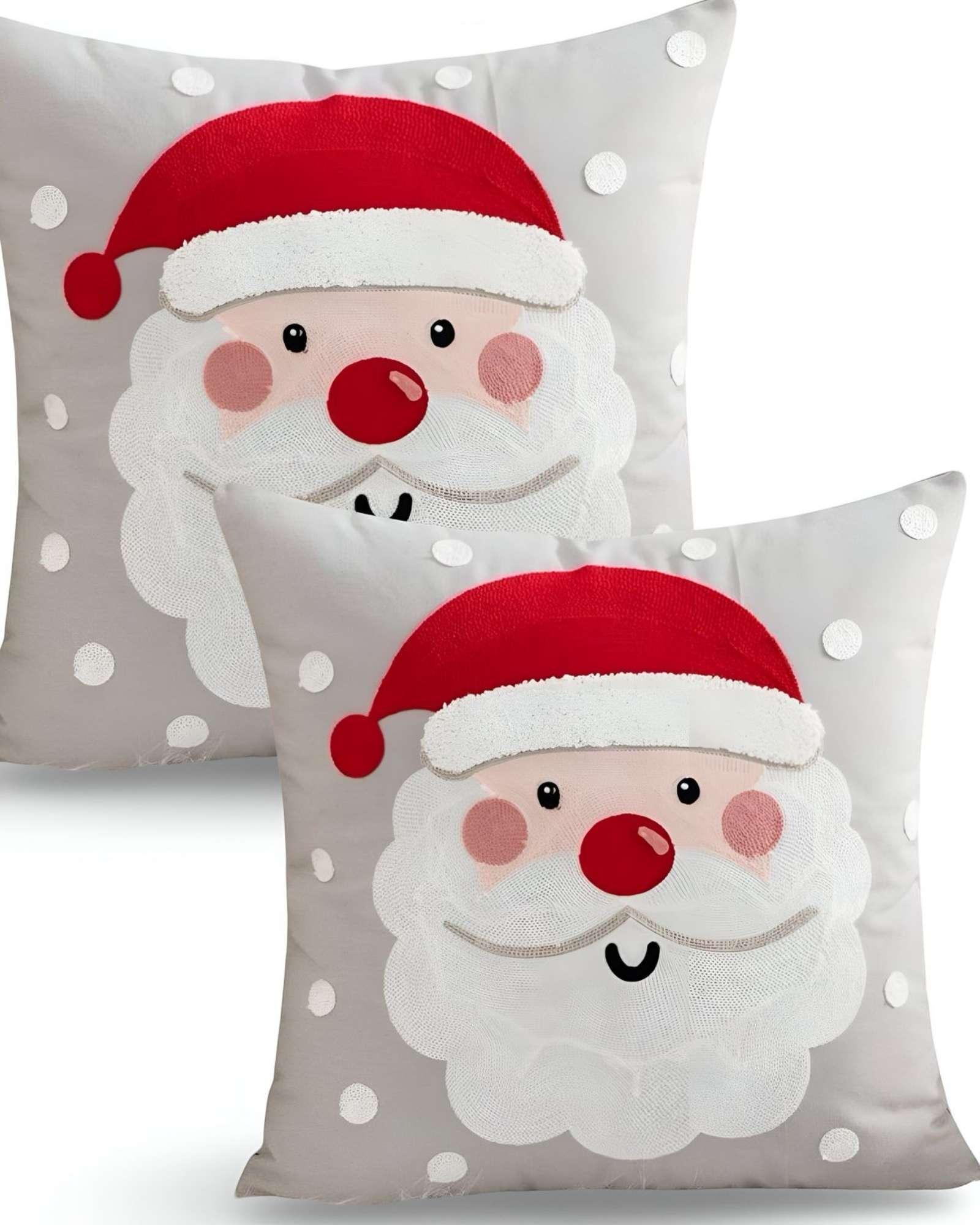 JUEGO DE 2 FUNDAS DE COJIN PARA NAVIDAD K2 - 2