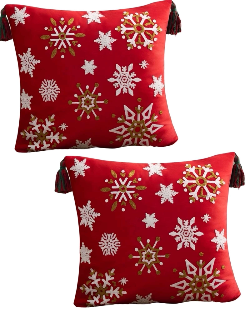JUEGO DE 2 FUNDAS DE COJIN PARA NAVIDAD A2 - 2