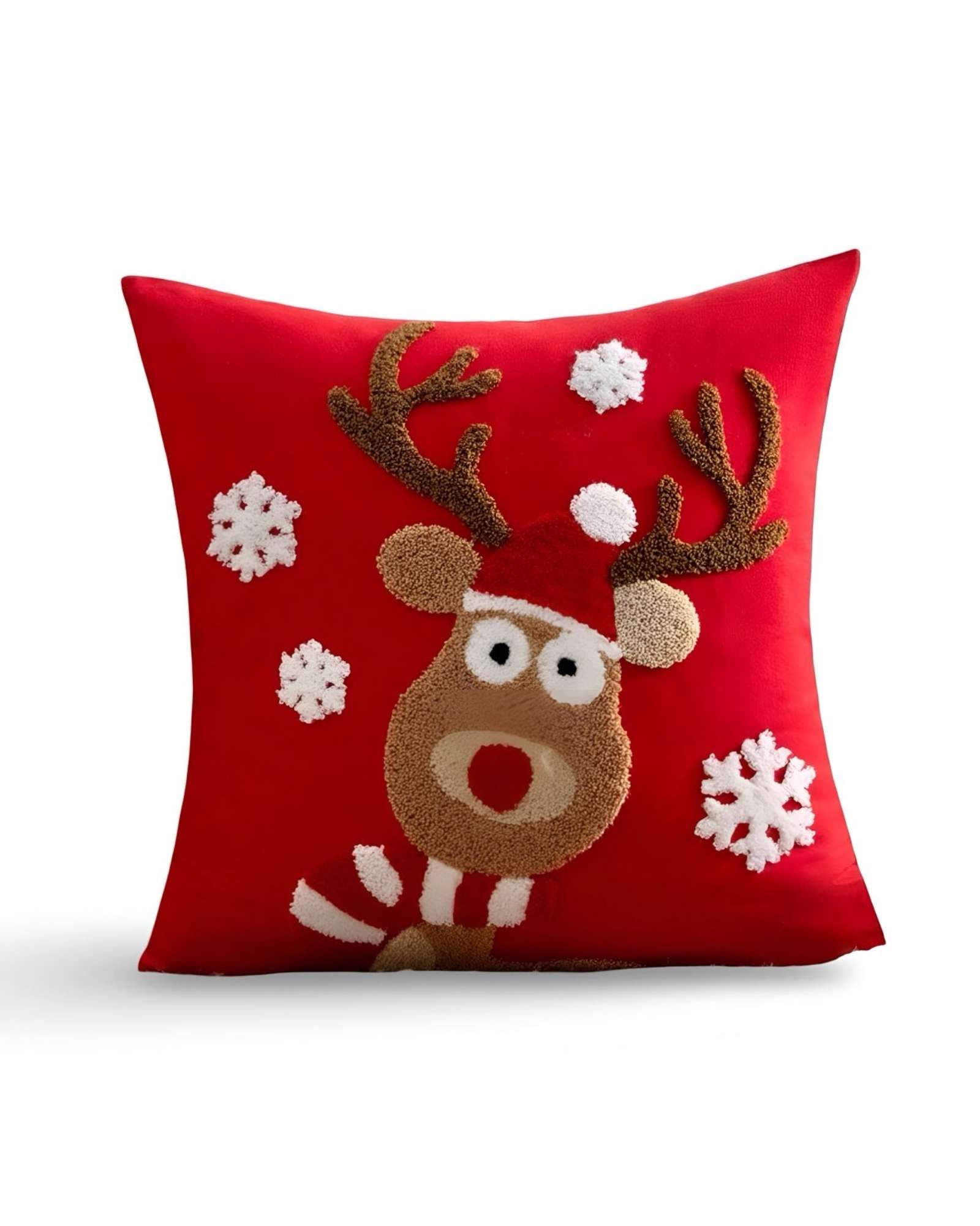 JUEGO DE 4 FUNDAS DE COJIN PARA NAVIDAD K18 - 3