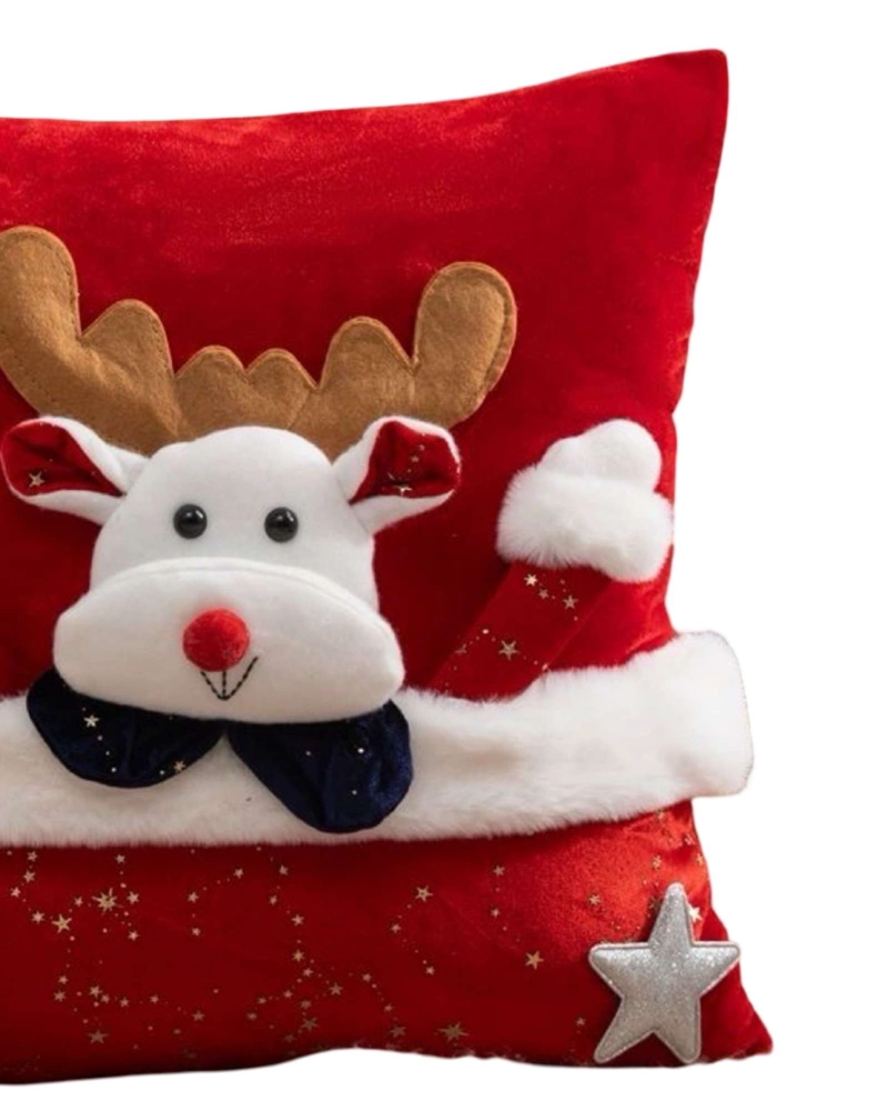 JUEGO DE 2 FUNDAS DE COJIN PARA NAVIDAD 3D   B8 - 2