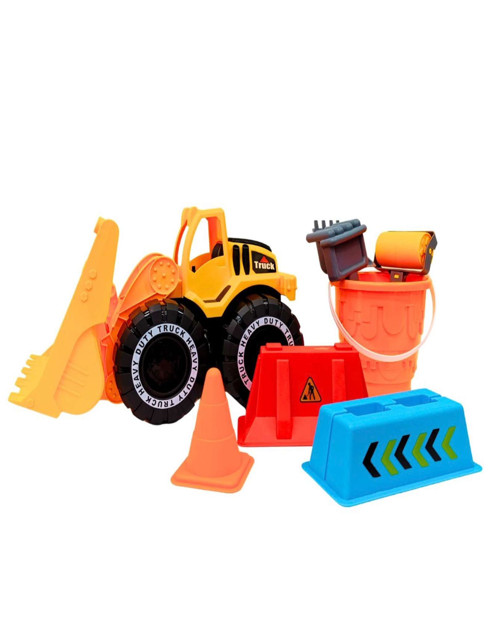 CAMION BULLDOZER SET DE CONSTRUCCION NIÑO INFANTIL - 1