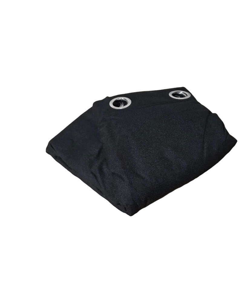 JUEGO CORTINA BLACK OUT 2 PAÑOS NEGRO - 2