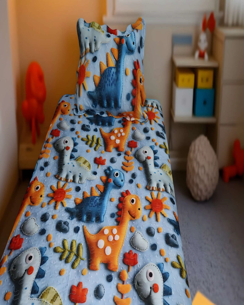 CUBRECAMA QUILT INFANTIL DE VERANO 5D PLAZA Y MEDIA 180 X 230 CM - 3
