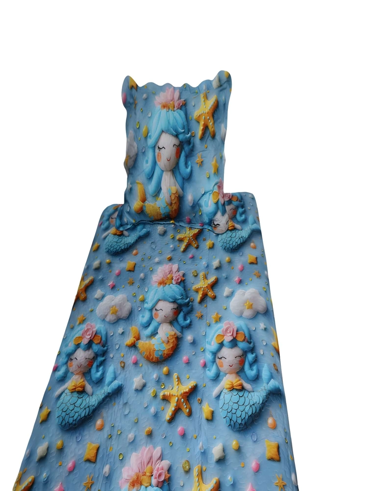 CUBRECAMA QUILT INFANTIL DE VERANO 5D PLAZA Y MEDIA 180 X 230 CM - 2