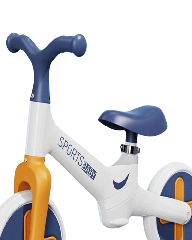 BICICLETA EQUILIBRIO BALANCE APRENDIZAJE SIN PEDALES NIÑA NIÑO BLANCO - 4