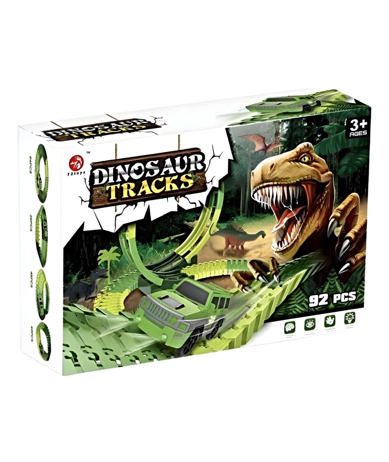 PISTA DE AUTOS CON DINOSAURIOS - 5