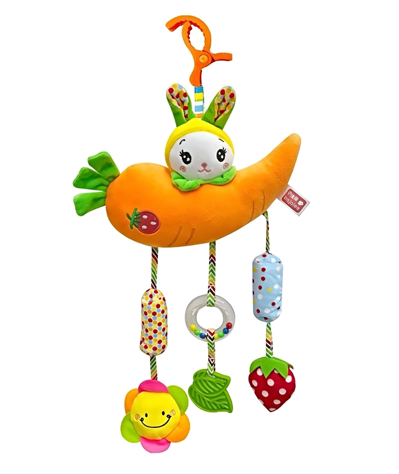 JUGUETE MOVIL DE COCHE PARA BEBE  COLGANTE DISEÑO ZANAHORIA - 4