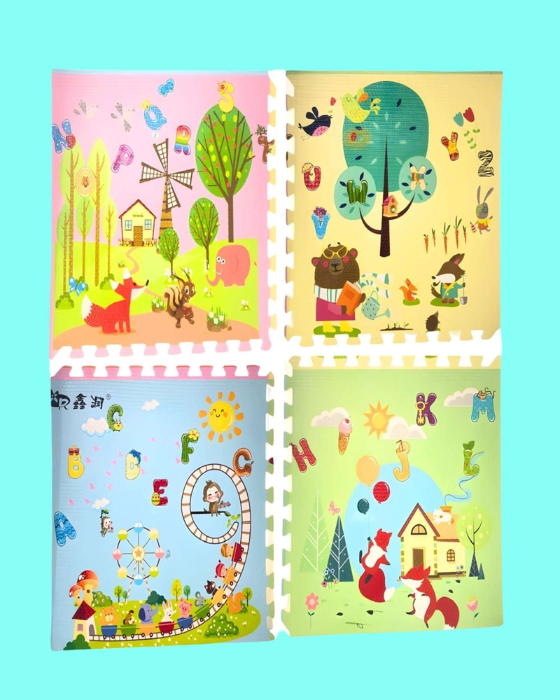 ALFOMBRA INFANTIL ESPUMA ANTIGOLPES 1×1 MT (4 PCS) - 4