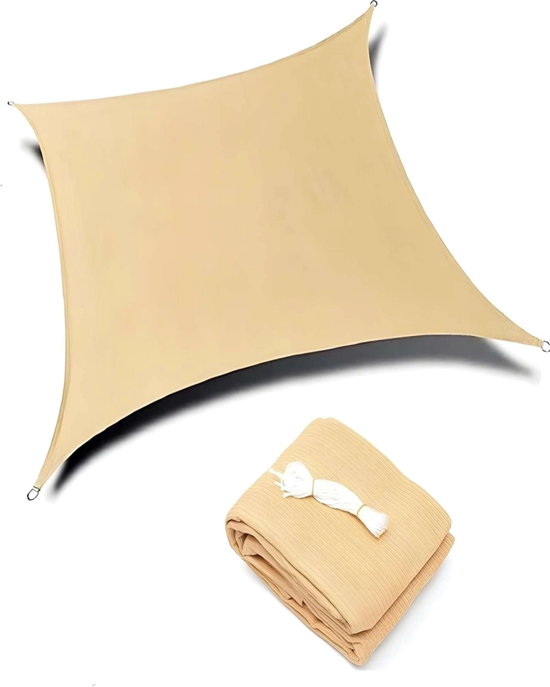 TOLDO VELA DE LONA 2X3  RECTANGULAR PARA SOMBRA PARASOL PERMEABLE - 1