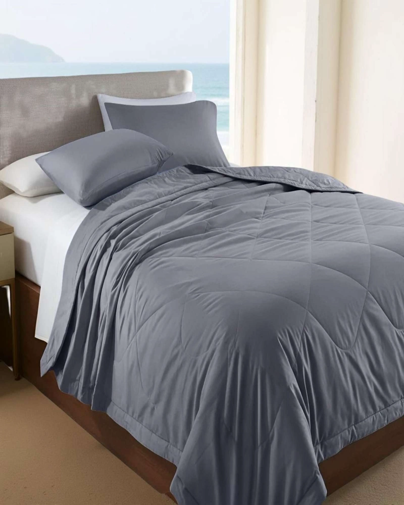 CUBRECAMA NORDICO DELGADO 2 PLAZAS 220X240CM + 2 FUNDA PARA ALMOHADA - 3
