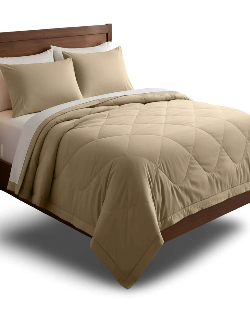 CUBRECAMA NORDICO DELGADO 2 PLAZAS 220X240CM + 2 FUNDA PARA ALMOHADA - 4